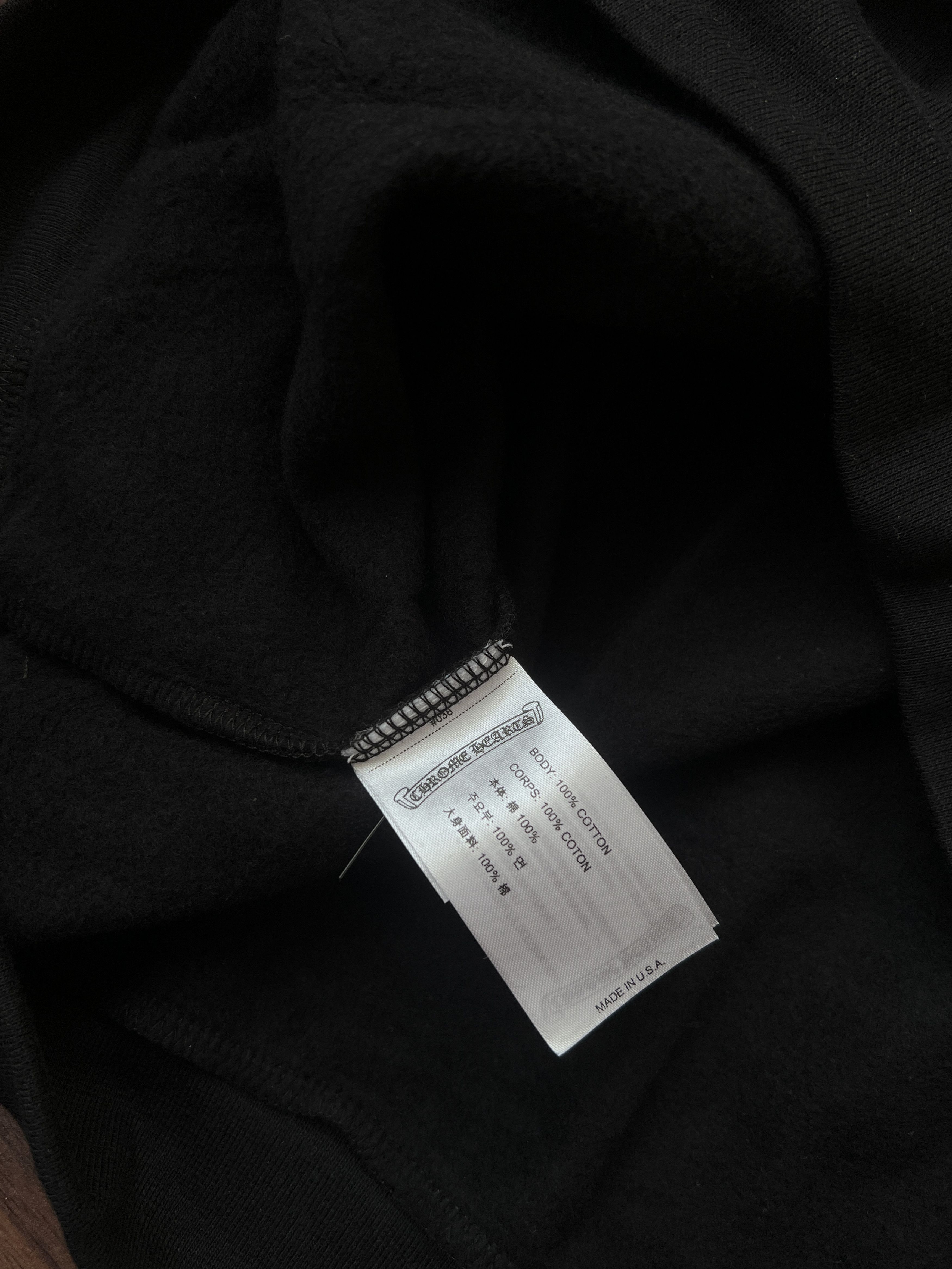 Chrome Hearts Chrome Hearts Vertical Logo Hoodie Size L Size US L / EU 52-54 / 3 - 9 Thumbnail