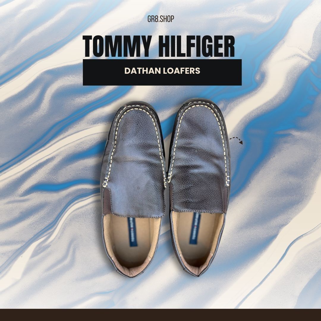 Tommy Hilfiger Tommy Hilfiger Dathan Loafers Mens Size 9 Slip-On Brown Leat Size US 9 / EU 42 - 1 Thumbnail