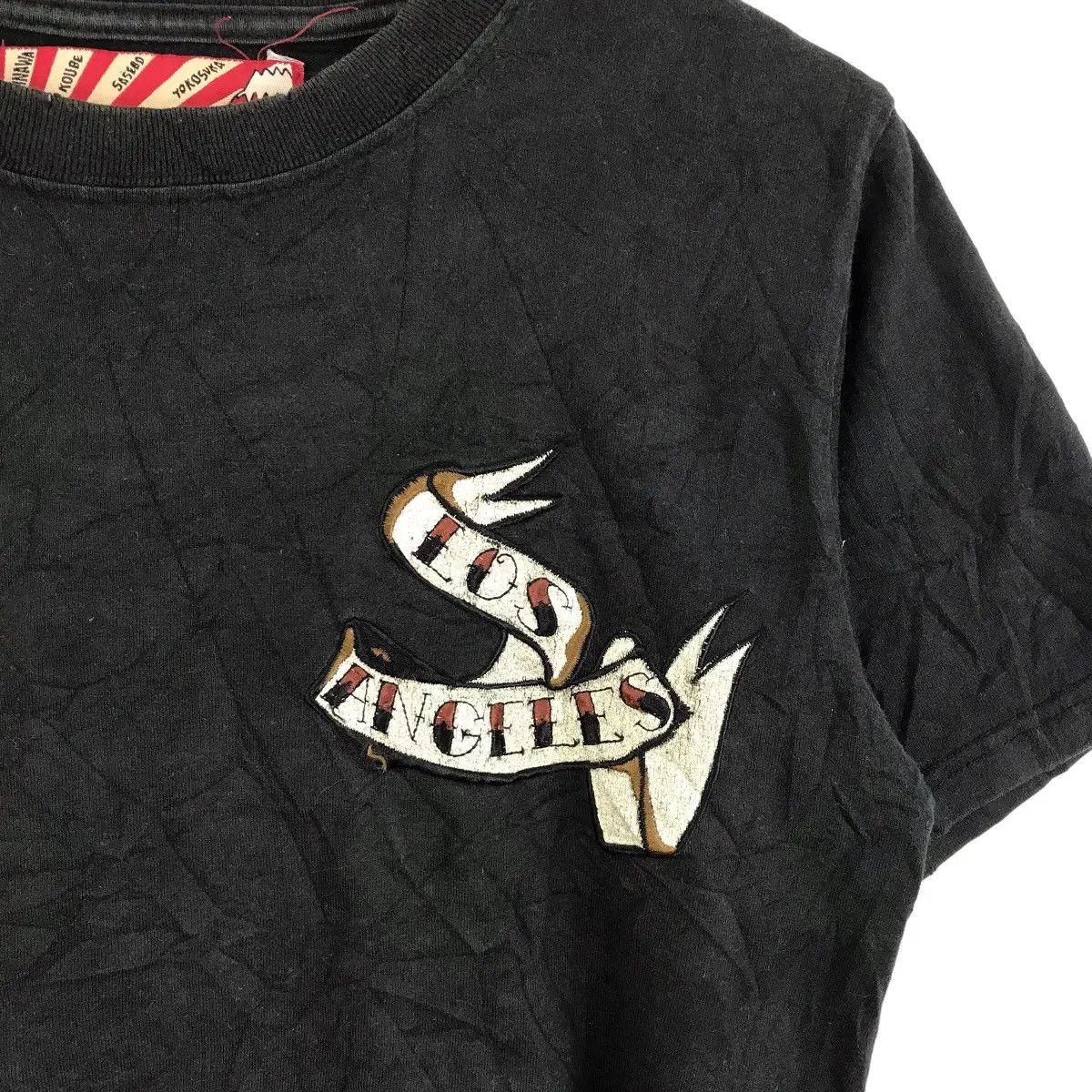 Vintage Vtg HOUSTON LOS ANGELES Skull Military Army Tee Shirt Peace Size US M / EU 48-50 / 2 - 5 Thumbnail