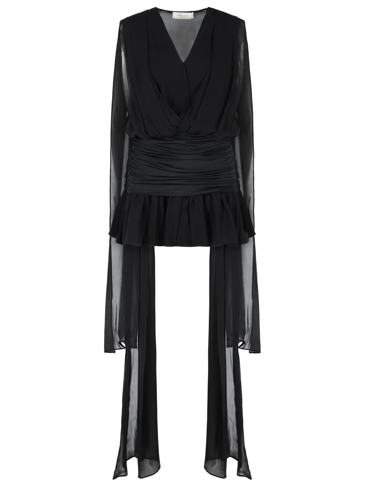 Blumarine BLUMARINE Black Viscose Dress Size XS / US 0-2 / IT 36-38 - 1 Thumbnail