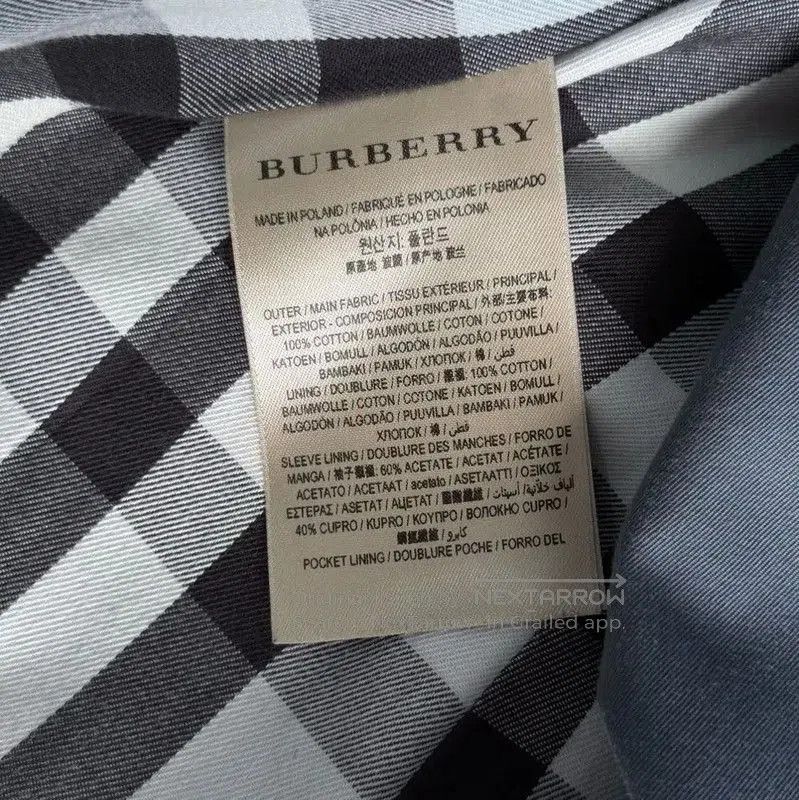 Burberry Burberry Women's Dark Blue Cotton Coat. Size XXS / US 00 / IT 34 - 6 Thumbnail