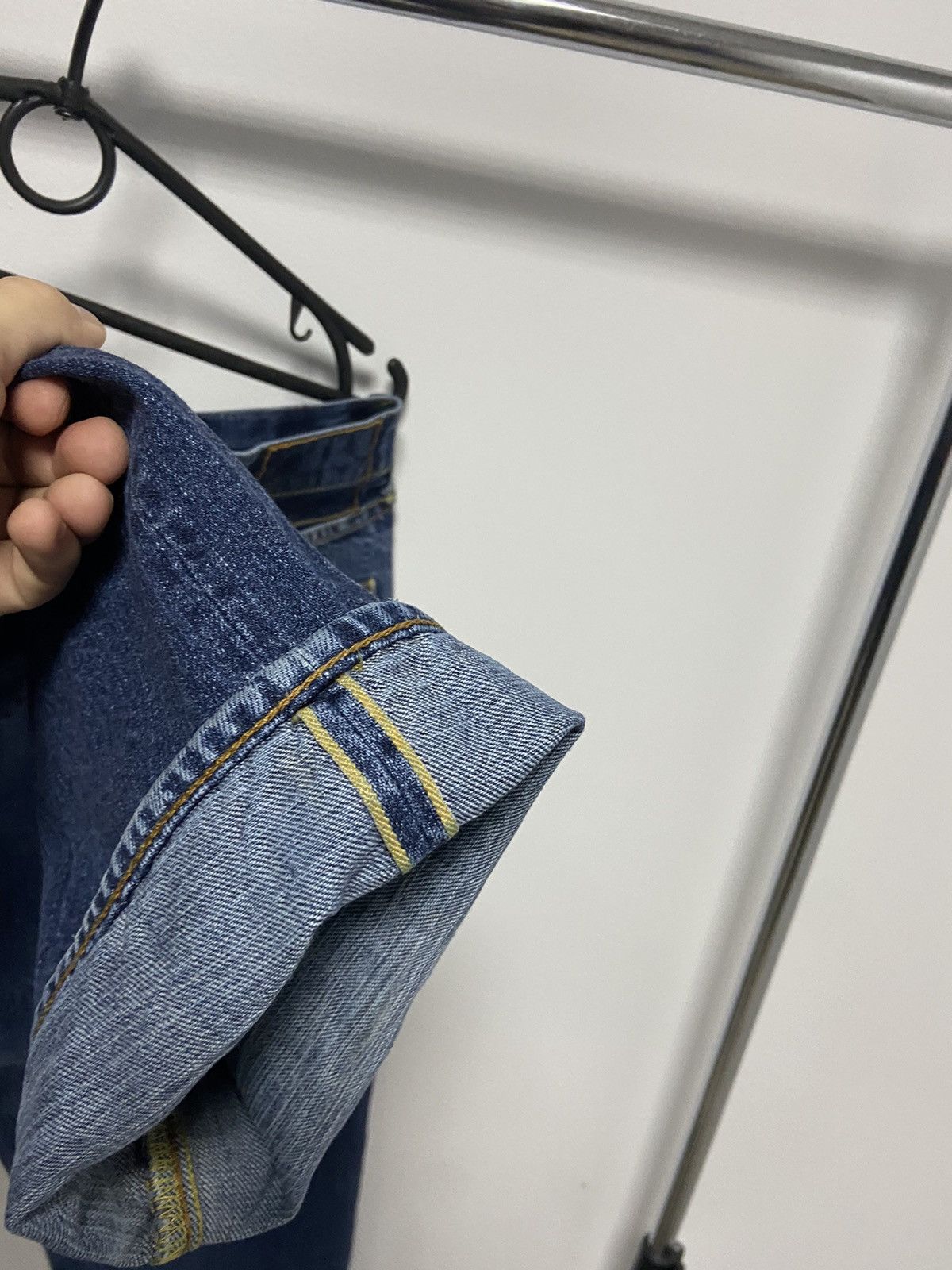 Evisu Pants Seagull logo Vintage Selvedge jeans