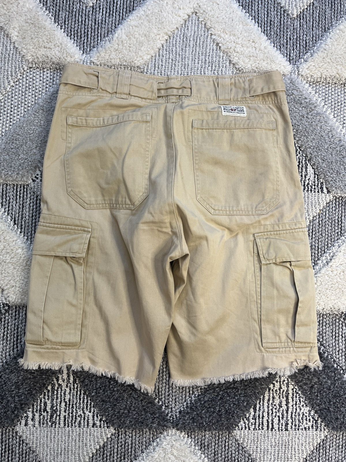 Polo Ralph Lauren × Ralph Lauren × Vintage RALPH LAUREN VINTAGE RARE CARGO SHORTS Size US 31 - 3 Thumbnail