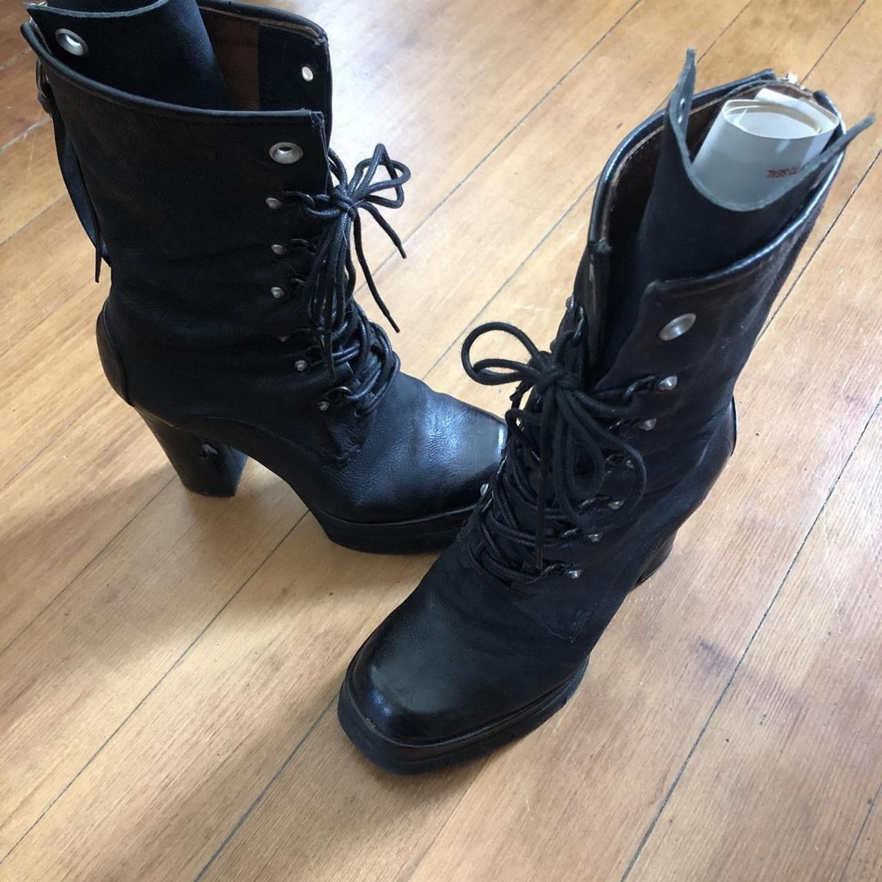 A.S.98 AS98 black leather boots (size 6) Size US 6 / IT 36 - 2 Thumbnail