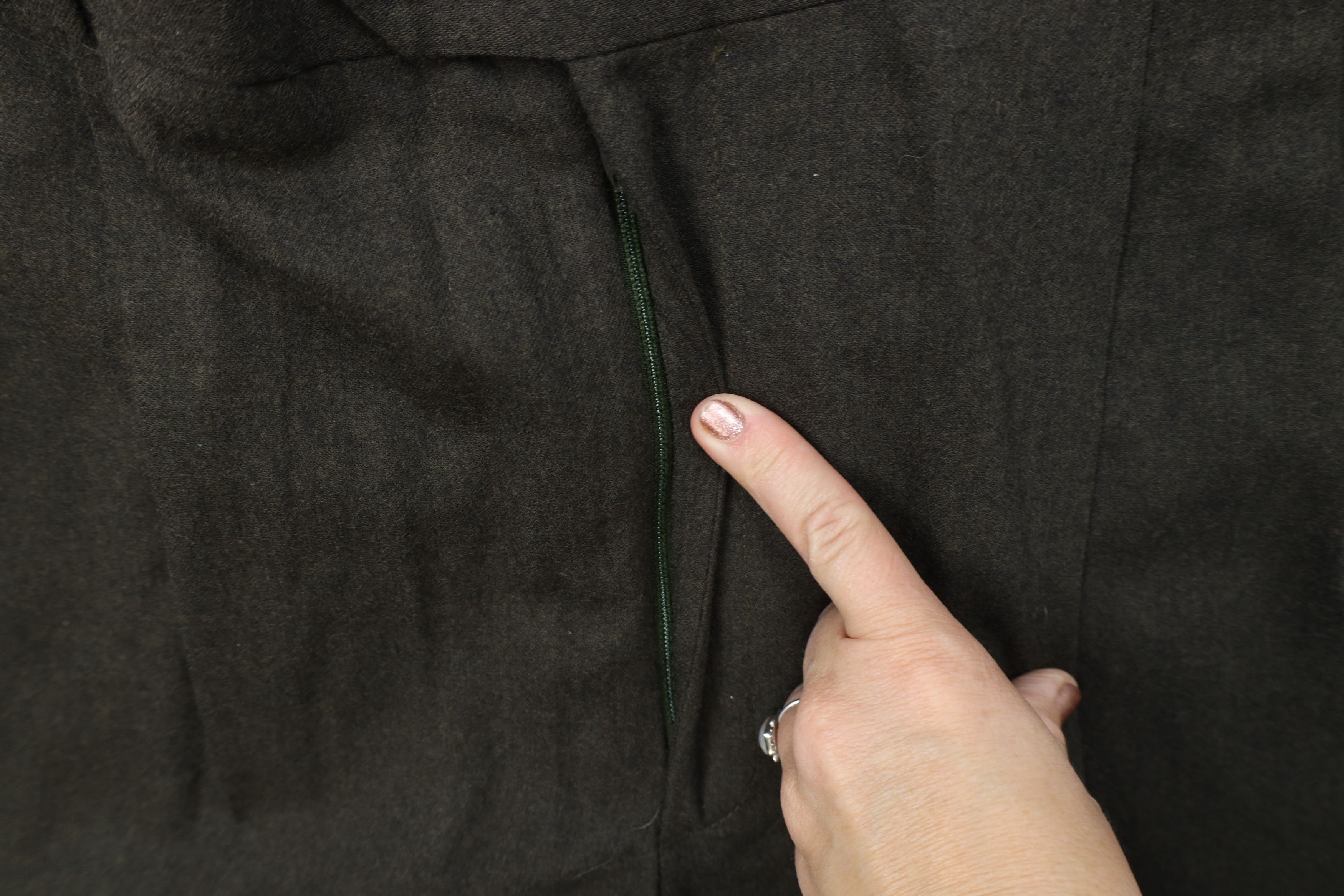 Vintage Vintage 90s Streetwear Heavyweight Wool Wide Leg Chino Pants Size US 36 / EU 52 - 5 Thumbnail