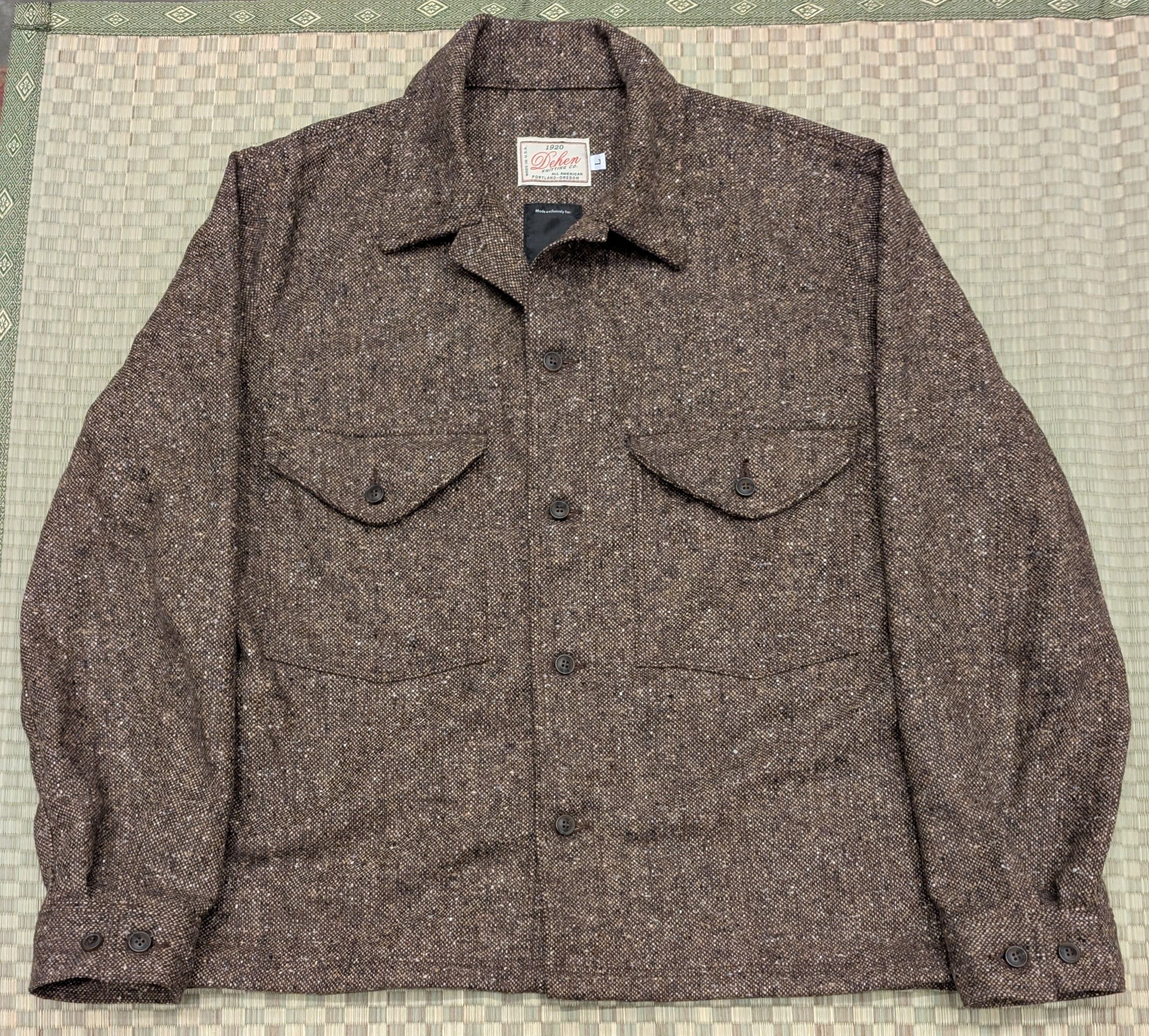 Dehen 1920 Dehen for 3Sixteen Skyline Overshirt 100% Wool Made in USA Size US L / EU 52-54 / 3 - 1 Thumbnail