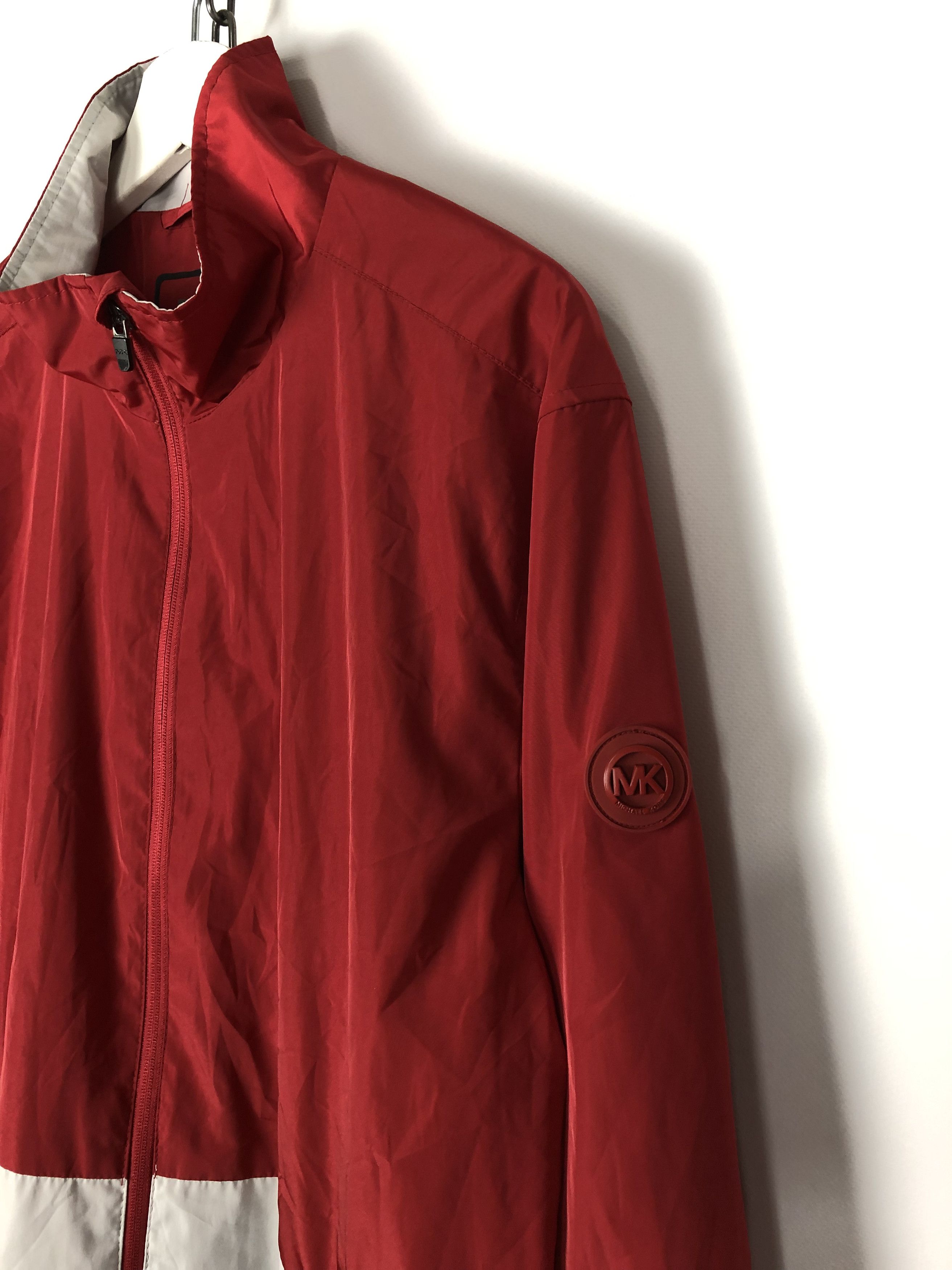 Michael Kors Michael Kors Perfomance Zip Jacket Windbreaker Red size L Size US L / EU 52-54 / 3 - 4 Thumbnail