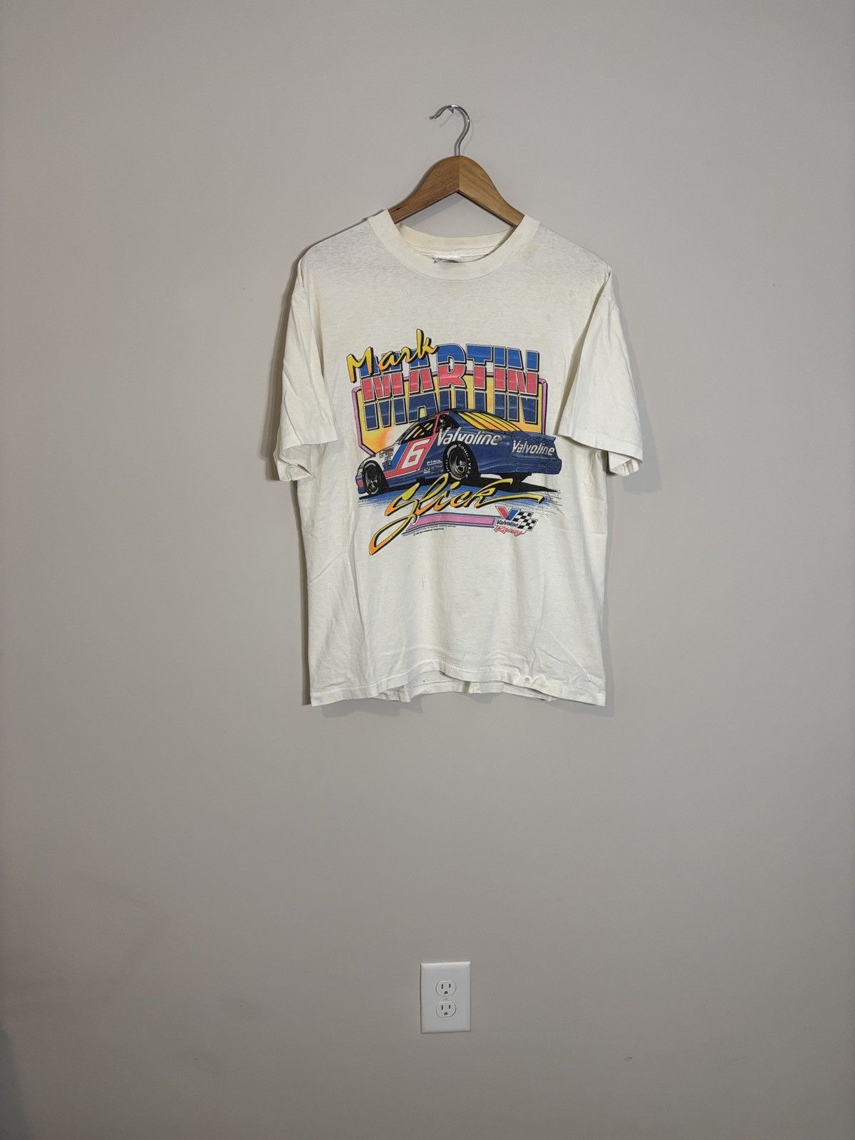 NASCAR Vintage 1993 Mark Martin NASCAR Shirt Size US L / EU 52-54 / 3 - 1 Thumbnail