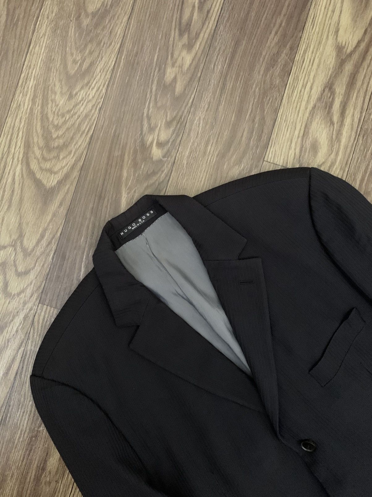 Hugo Boss × Mercedes-Benz Mens Blazer HUGO BOSS Vintage USA Size 46R - 3 Thumbnail