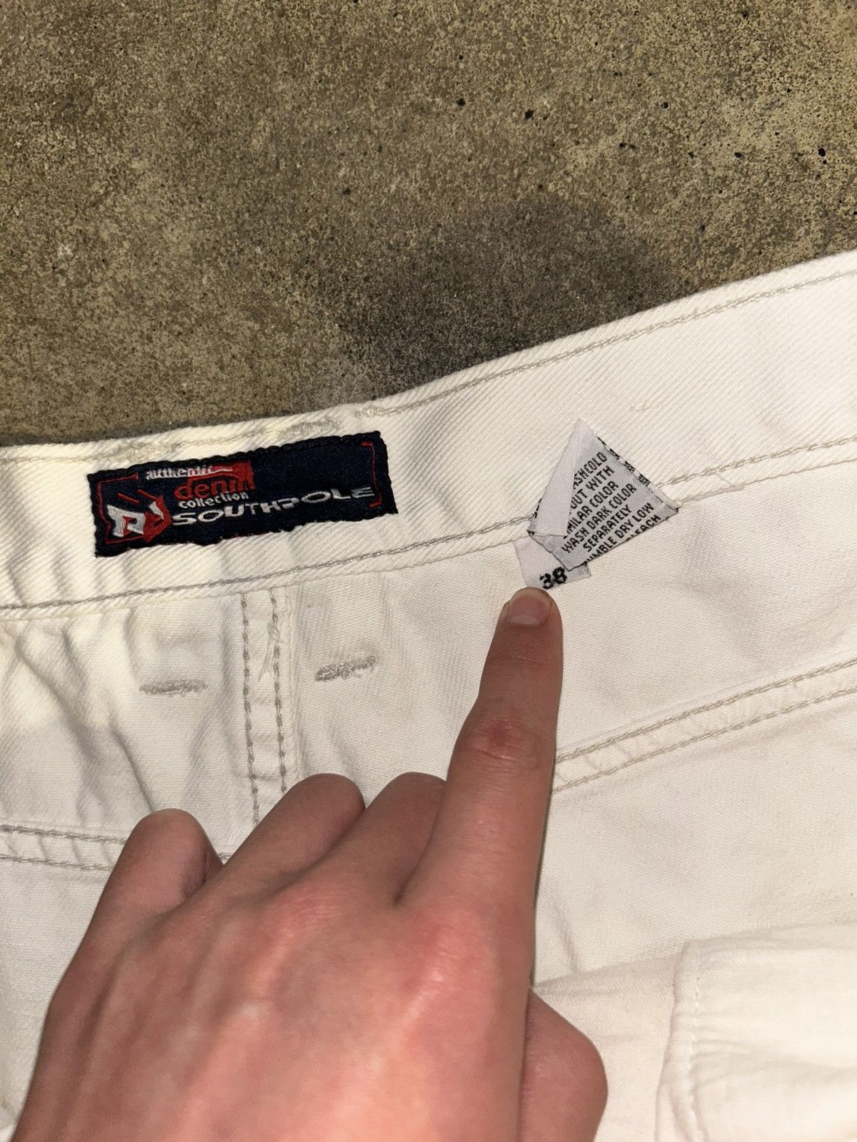 Southpole White southpole jeans baggy Size US 38 / EU 54 - 1 Thumbnail