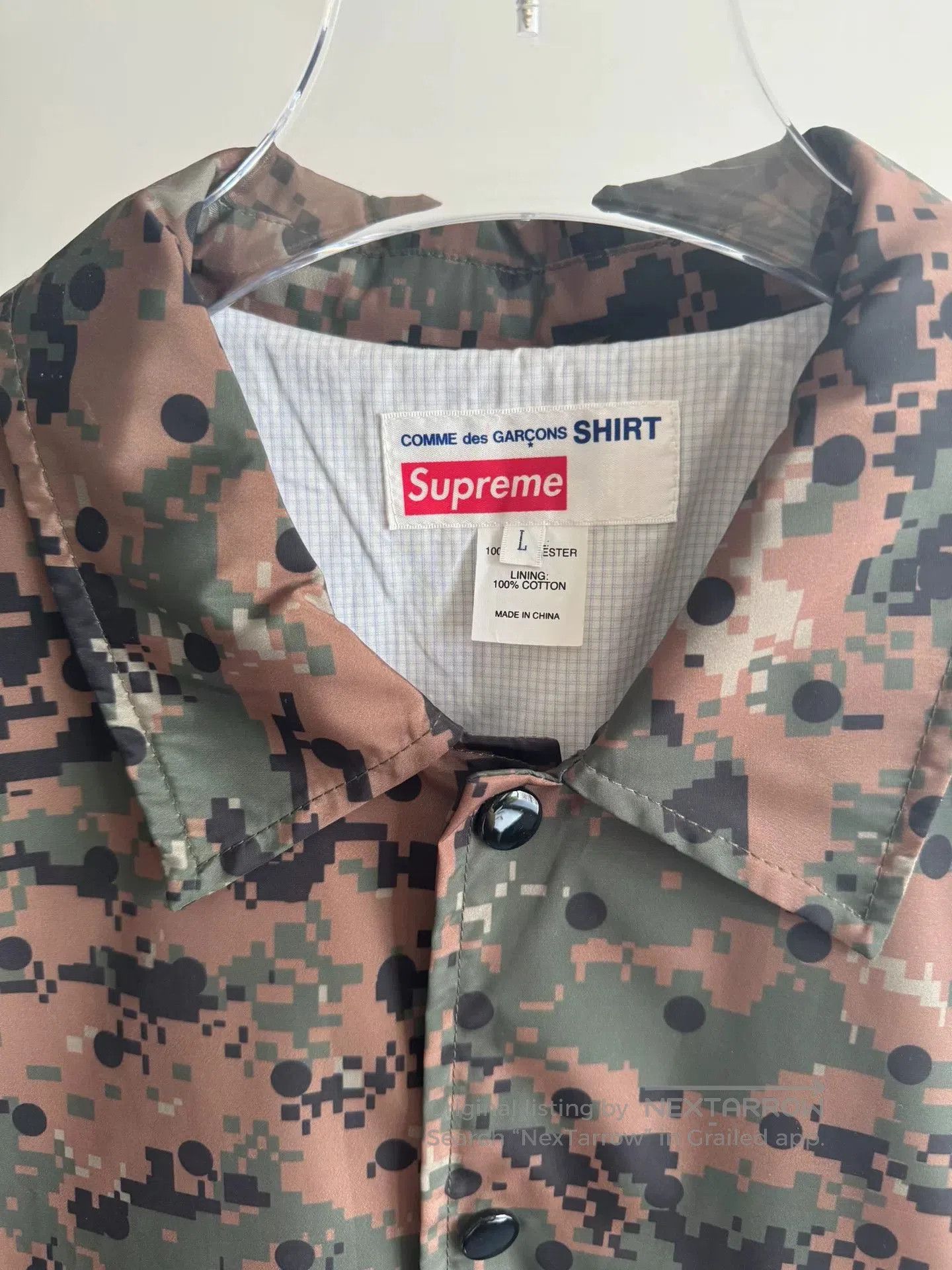 Comme des Garcons SHIRT Supreme Comme des Garçons Camo Dot Jacket. Size US L / EU 52-54 / 3 - 3 Thumbnail