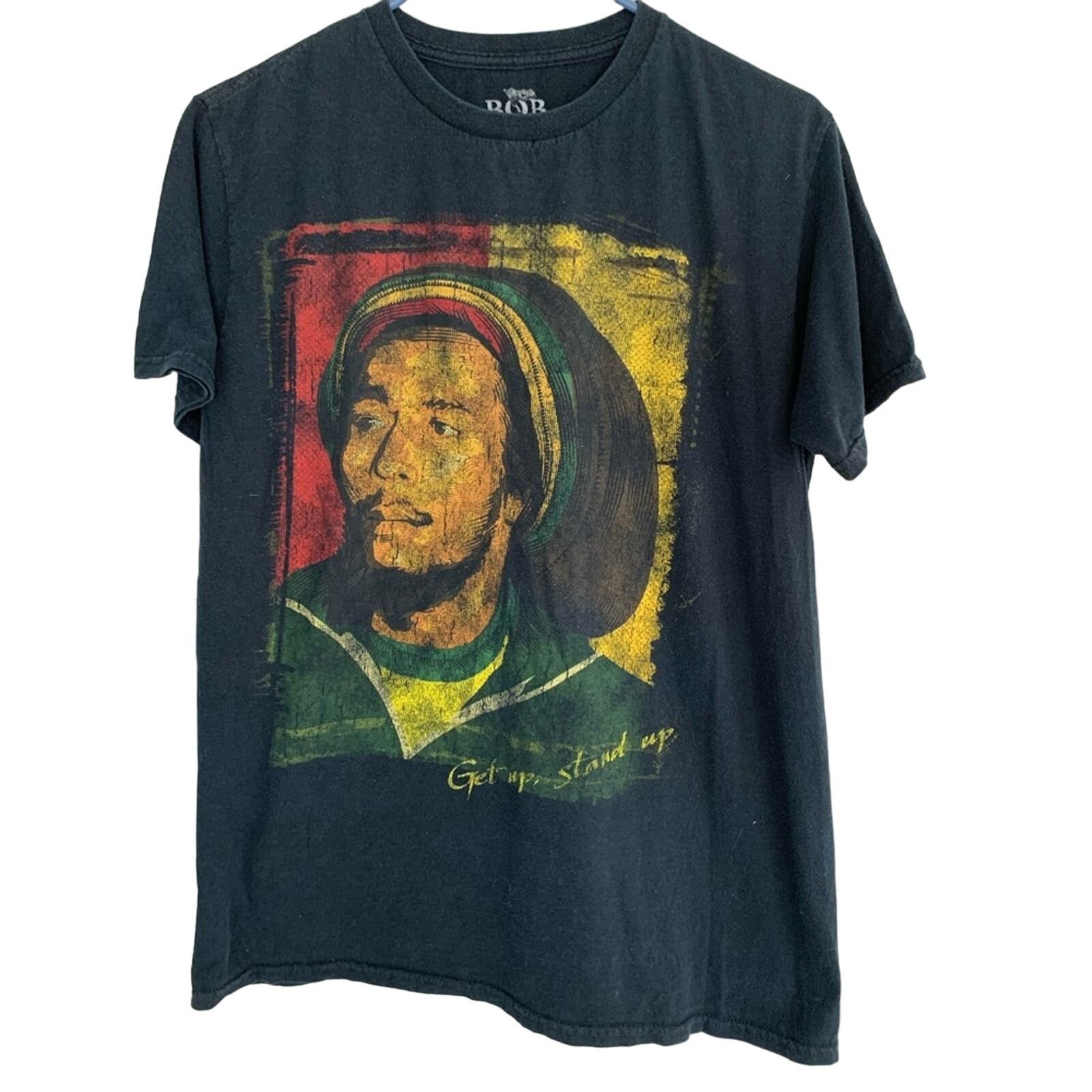 Bob Marley 2011 BOB MARLEY GET UP STAND UP SHIRT SIZE MEDIUM NICE Size US M / EU 48-50 / 2 - 1 Thumbnail