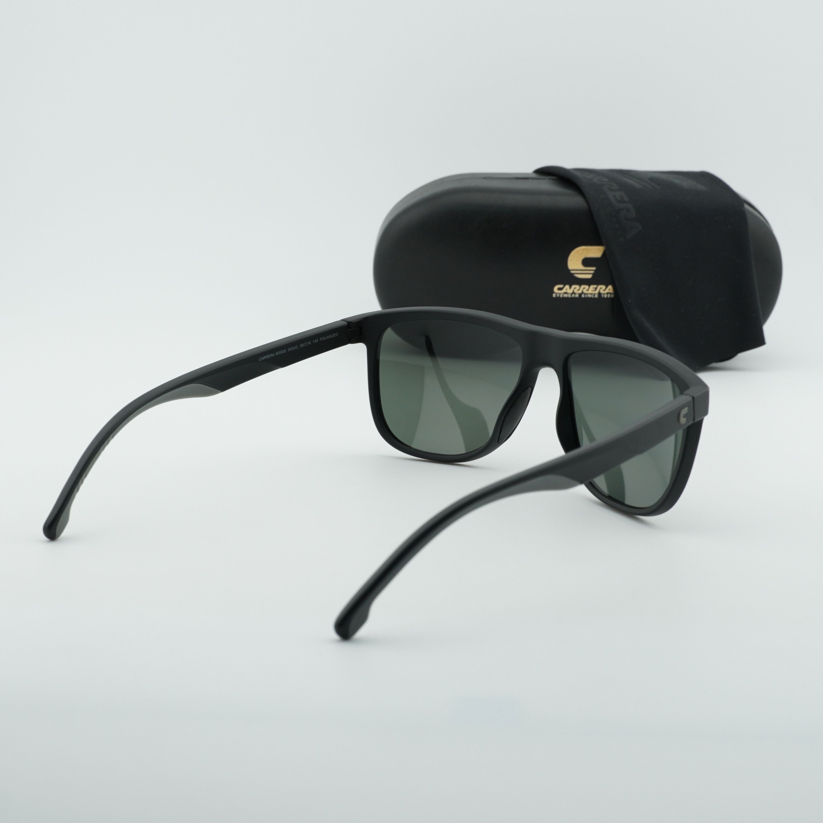Carrera CARRERA 8059/S 0003 UC Sunglasses Black Square Frame Size ONE SIZE - 11 Thumbnail