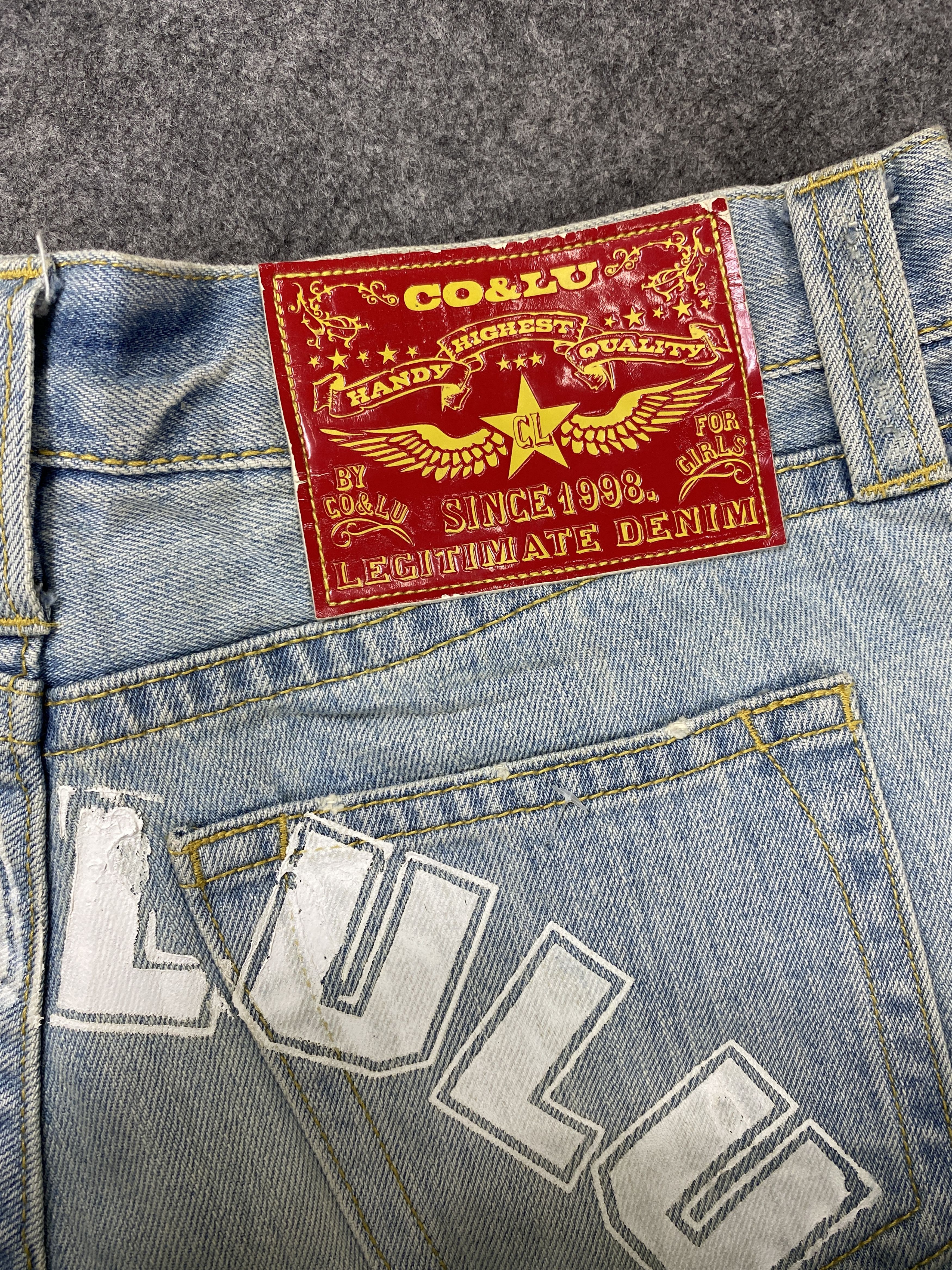 Hysteric Glamour Light Wash CO&LU HYSTERIC STYLE Jeans 32x30.5 Denim Size US 32 / EU 48 - 8 Thumbnail