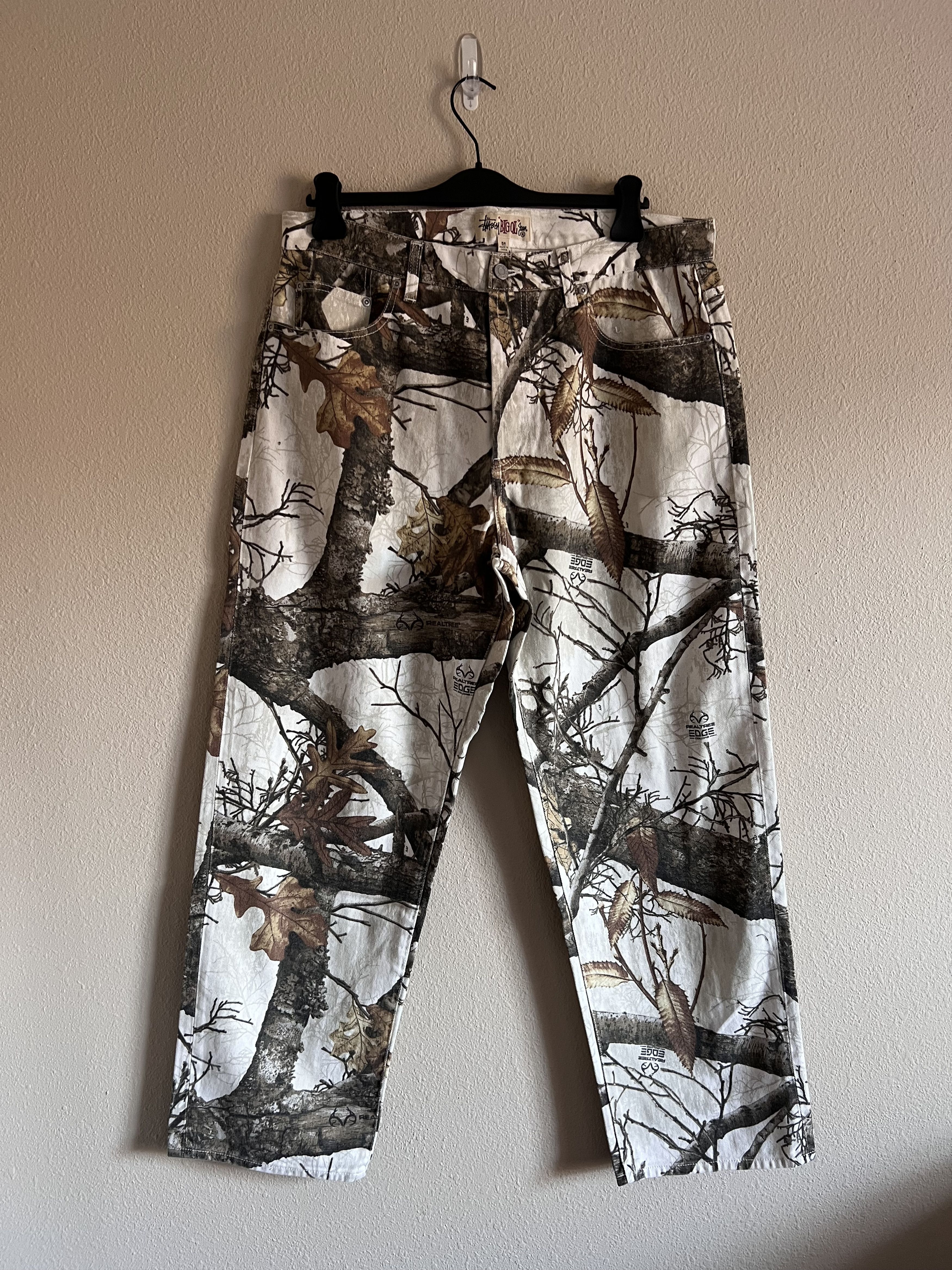 Jeans Stussy Big Ol Jean Realtree Edge Blancos For Men Norse Store