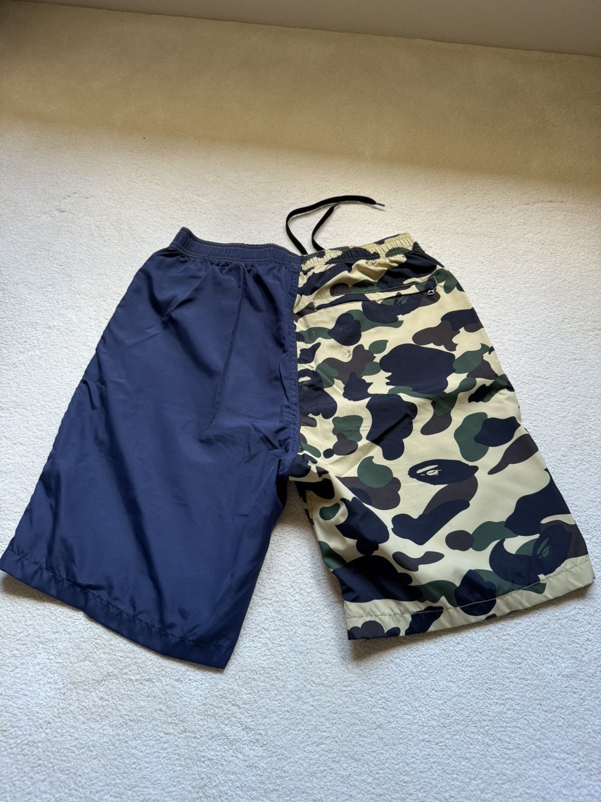 Bape BAPE Split Shark Camo Swimshorts Size US 33 - 2 Thumbnail