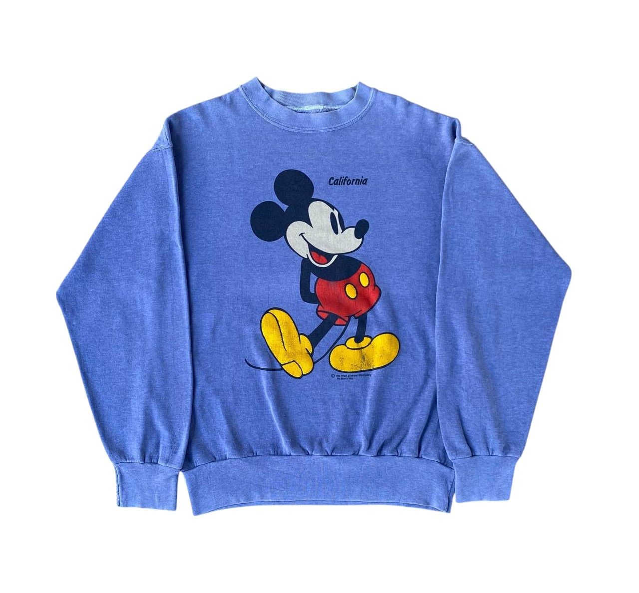 Vintage VINTAGE 80S MICKEY YELLOW SHOES FADED CREWNECK Size US M / EU 48-50 / 2 - 6 Thumbnail