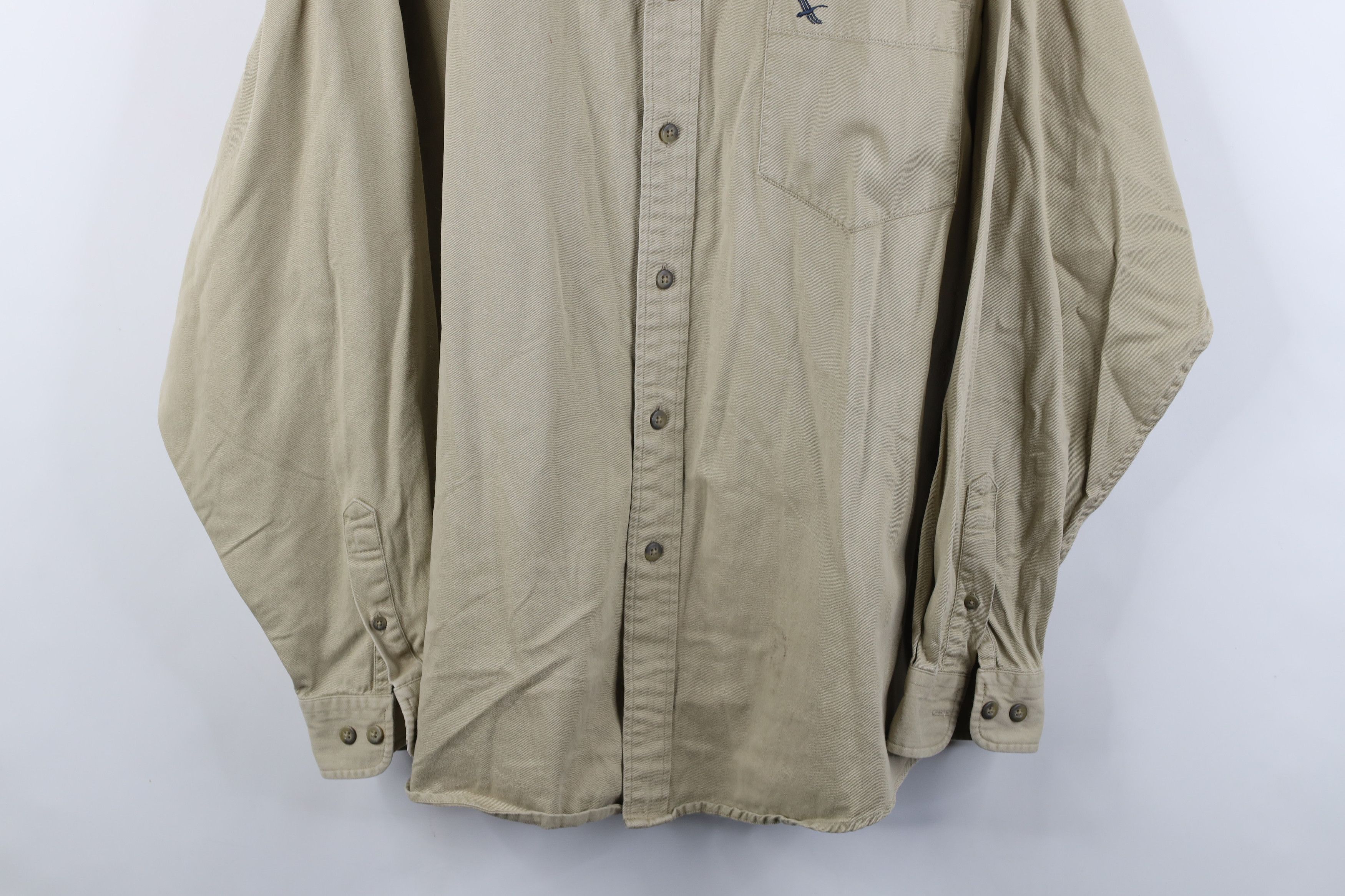 Eddie Bauer Vintage 90s Eddie Bauer Heavyweight Collared Button Shirt Size US XL / EU 56 / 4 - 3 Thumbnail