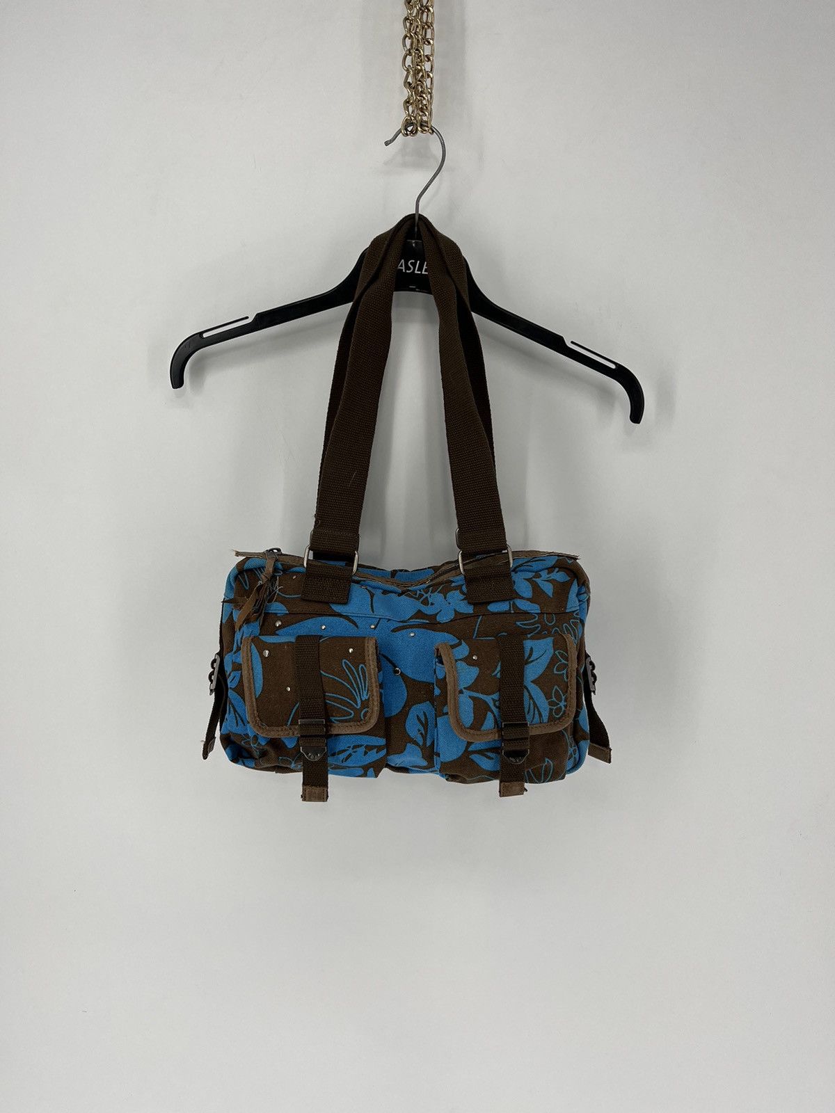 Quiksilver Vintage Y2K Roxy Quiksilver Abstract Shoulder Messenger Bag Size ONE SIZE - 1 Thumbnail