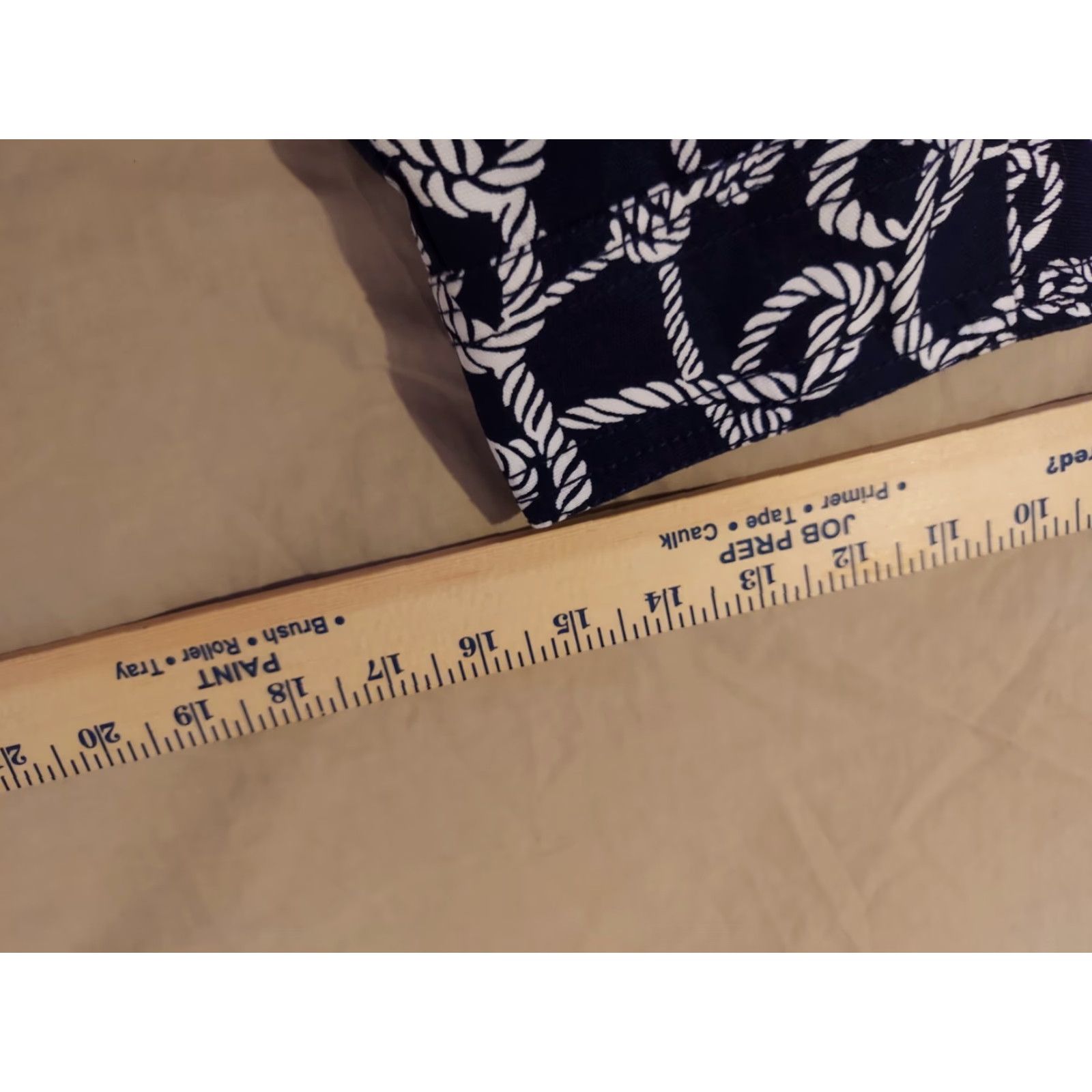 Talbots Womens Talbots Skirt 6 Navy Blue Cotton Knee Length Casual Size 28" / US 6 / IT 42 - 5 Thumbnail