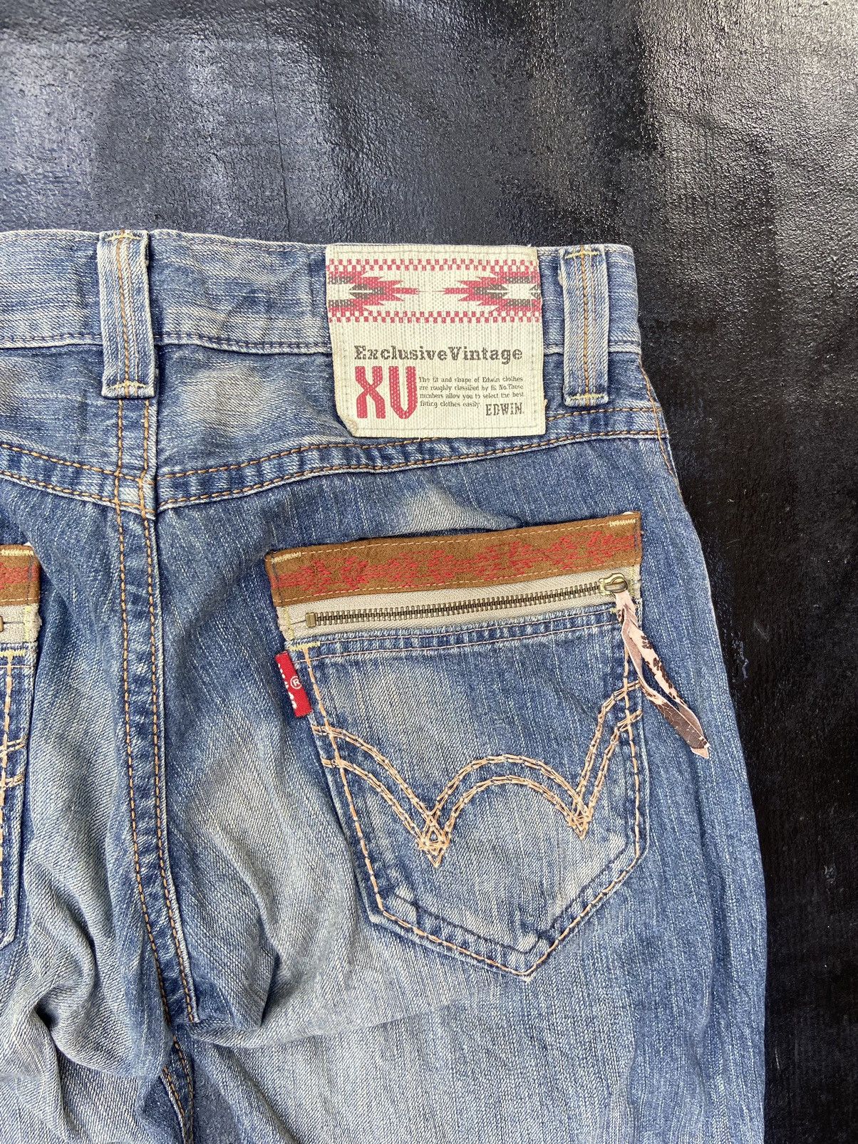 Edwin Vintage Edwin distressed fashion kmrii if six was nine Size US 35 - 11 Thumbnail