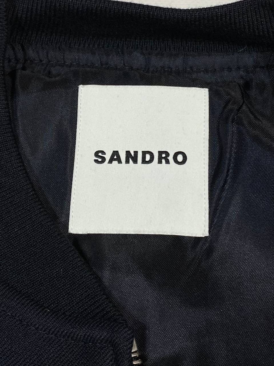 Sandro Sandro Paris Men Bomber Jacket Size US M / EU 48-50 / 2 - 14 Thumbnail