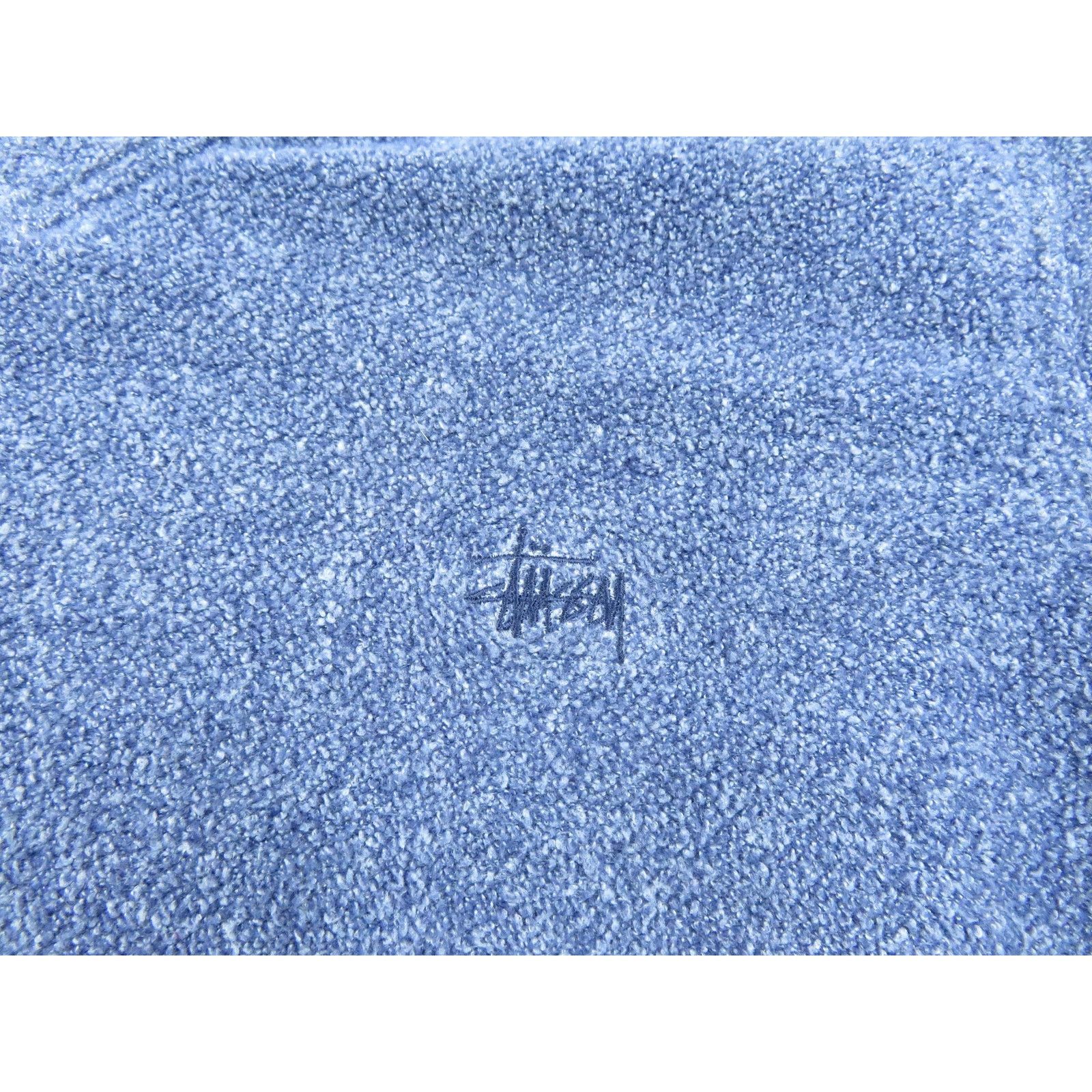 Stussy Stussy Long Sleeve Thick Shirt Blue V-neck Sz L-XL Size US L / EU 52-54 / 3 - 5 Thumbnail