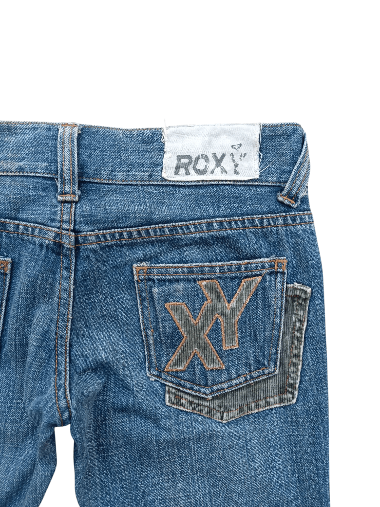 Quiksilver × Vintage FYE 90’s🔥ROXY Ultra Wide Leg Flare Vintage Distressed Denim Size 30" / US 8 / IT 44 - 9 Thumbnail