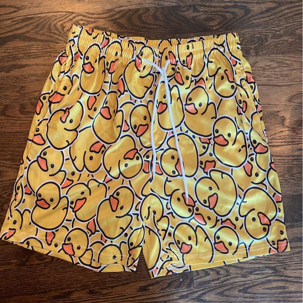 Designer Brand New Rubber Ducky Mens Swimshorts Size US 32 / EU 48 - 1 Thumbnail