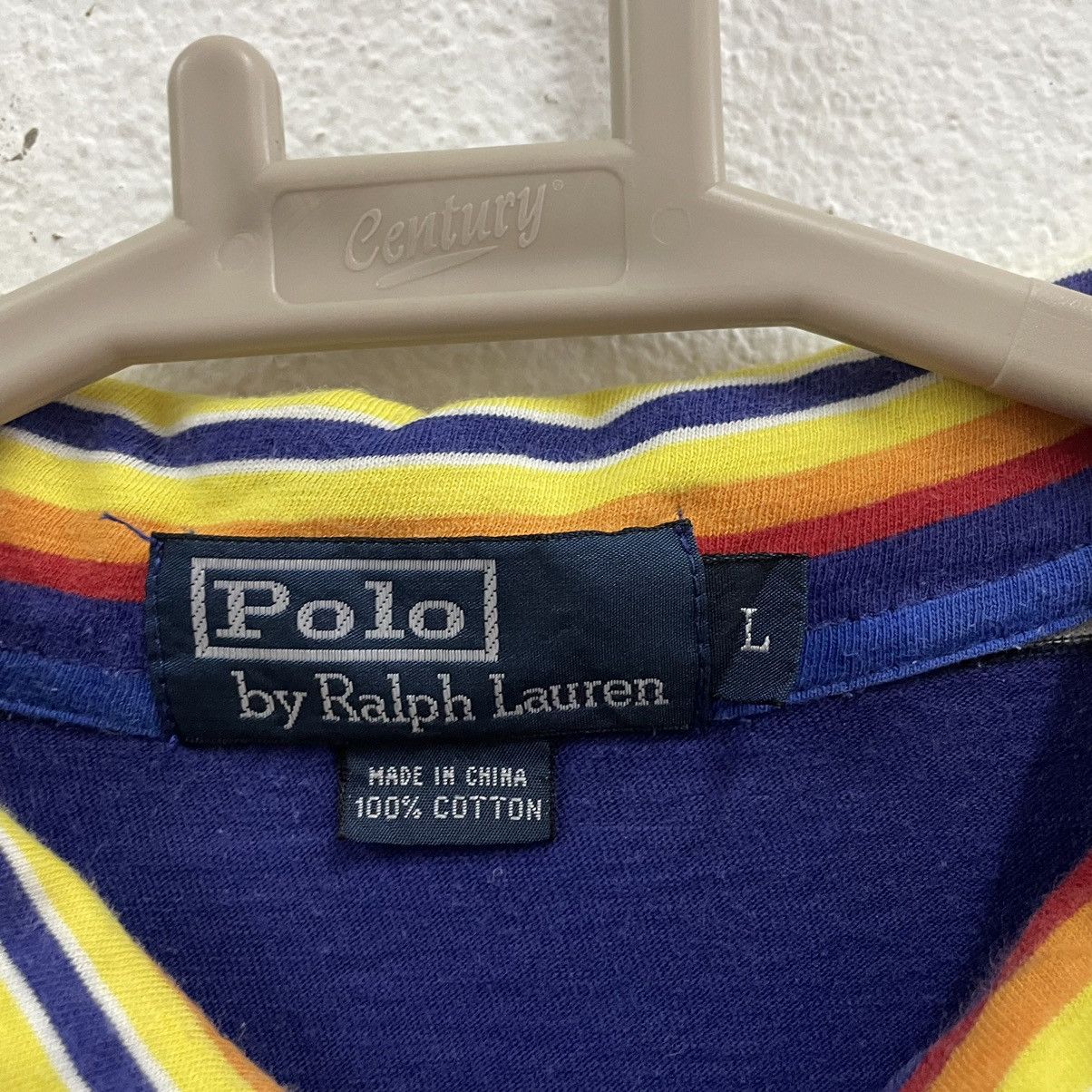Polo Ralph Lauren × Ralph Lauren × Vintage 🔥Polo Ralph Lauren Small Pony Striped Hawaii Polos Shirts Size US L / EU 52-54 / 3 - 9 Thumbnail