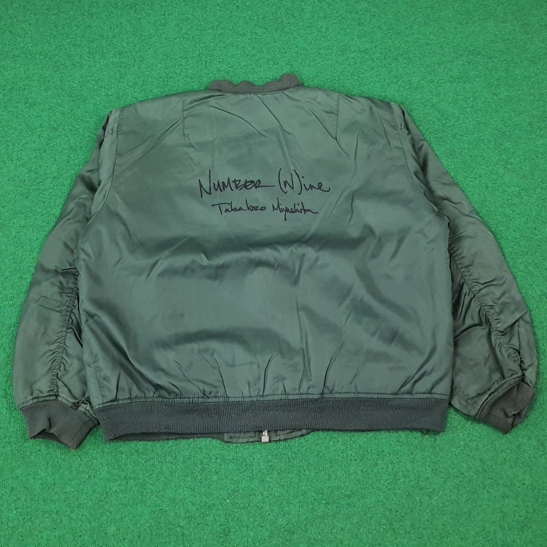 Japanese Brand Vintage Casual Bomber Custom Number Nine Jacket C275N26 Size US L / EU 52-54 / 3 - 1 Thumbnail