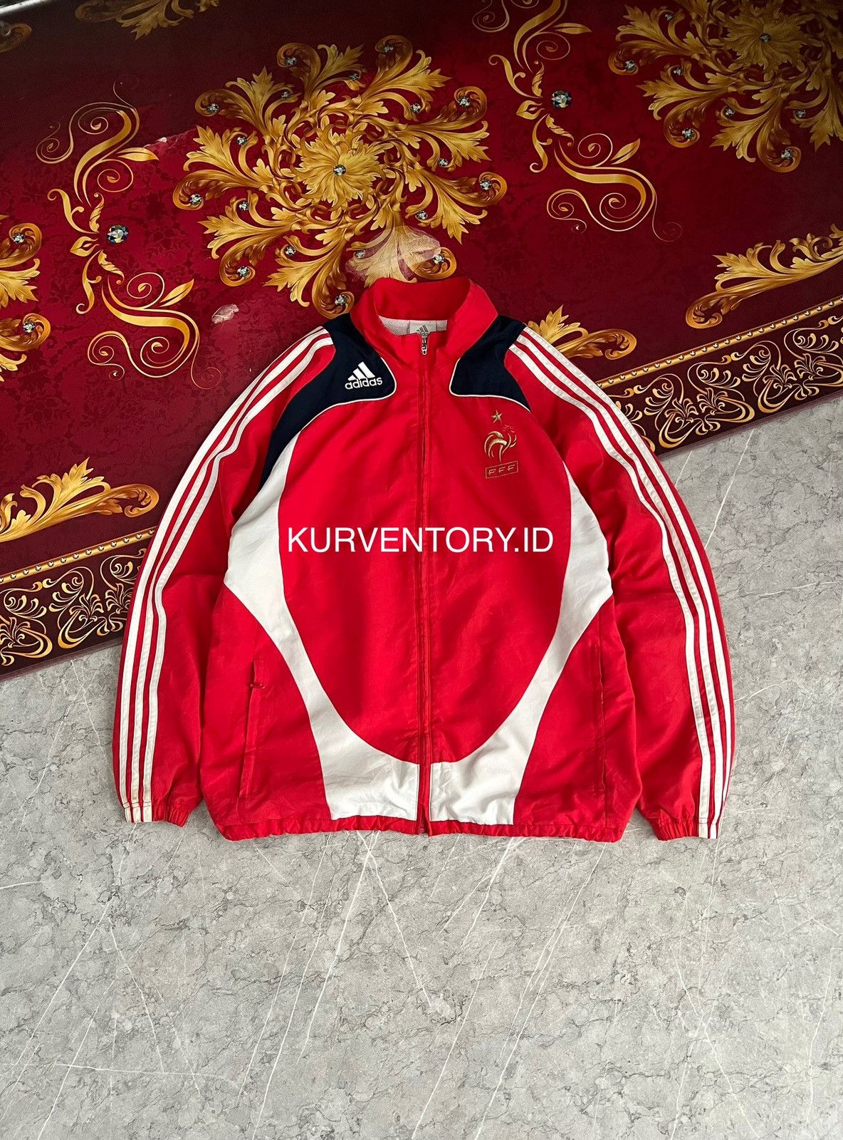 Adidas 08-09 Adidas France Track Jacket Size US L / EU 52-54 / 3 - 1 Thumbnail