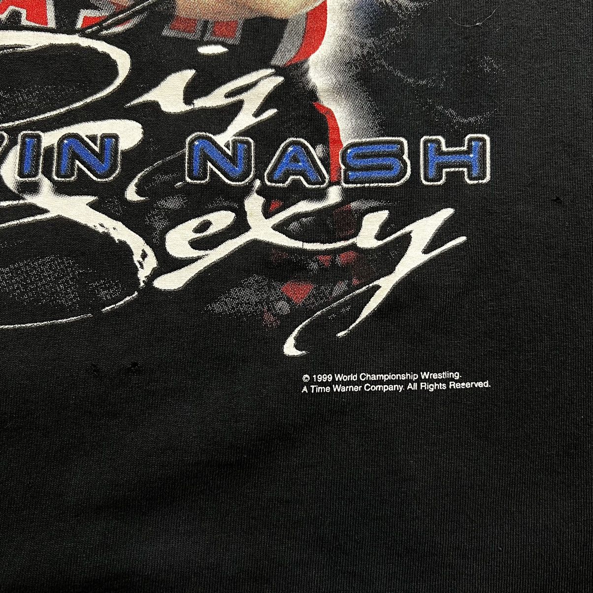 Vintage × WCW/nWo × WWE Vintage 90s Kevin Nash NWO T-Shirt Size US XL / EU 56 / 4 - 4 Thumbnail
