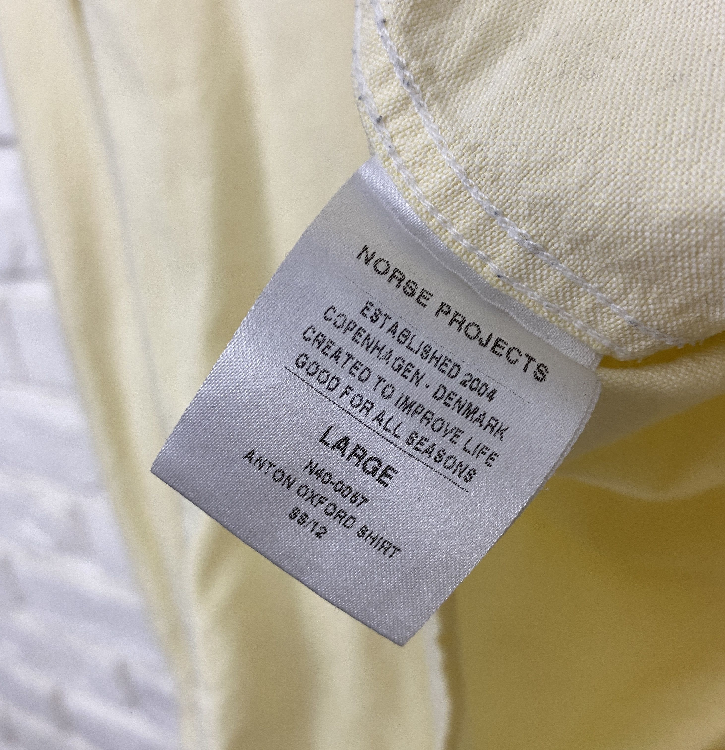 Norse Projects Norse Projects Anton Oxford Shirt Long Sleeve Button Size L Size US L / EU 52-54 / 3 - 6 Thumbnail
