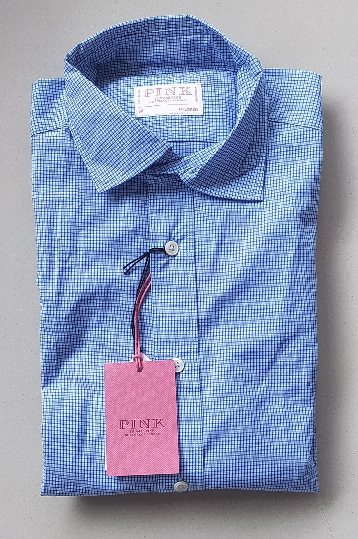 Thomas Pink Thomas Pink Casual micro check Shirt Free Shipping T/0001 Size US S / EU 44-46 / 1 - 1 Thumbnail