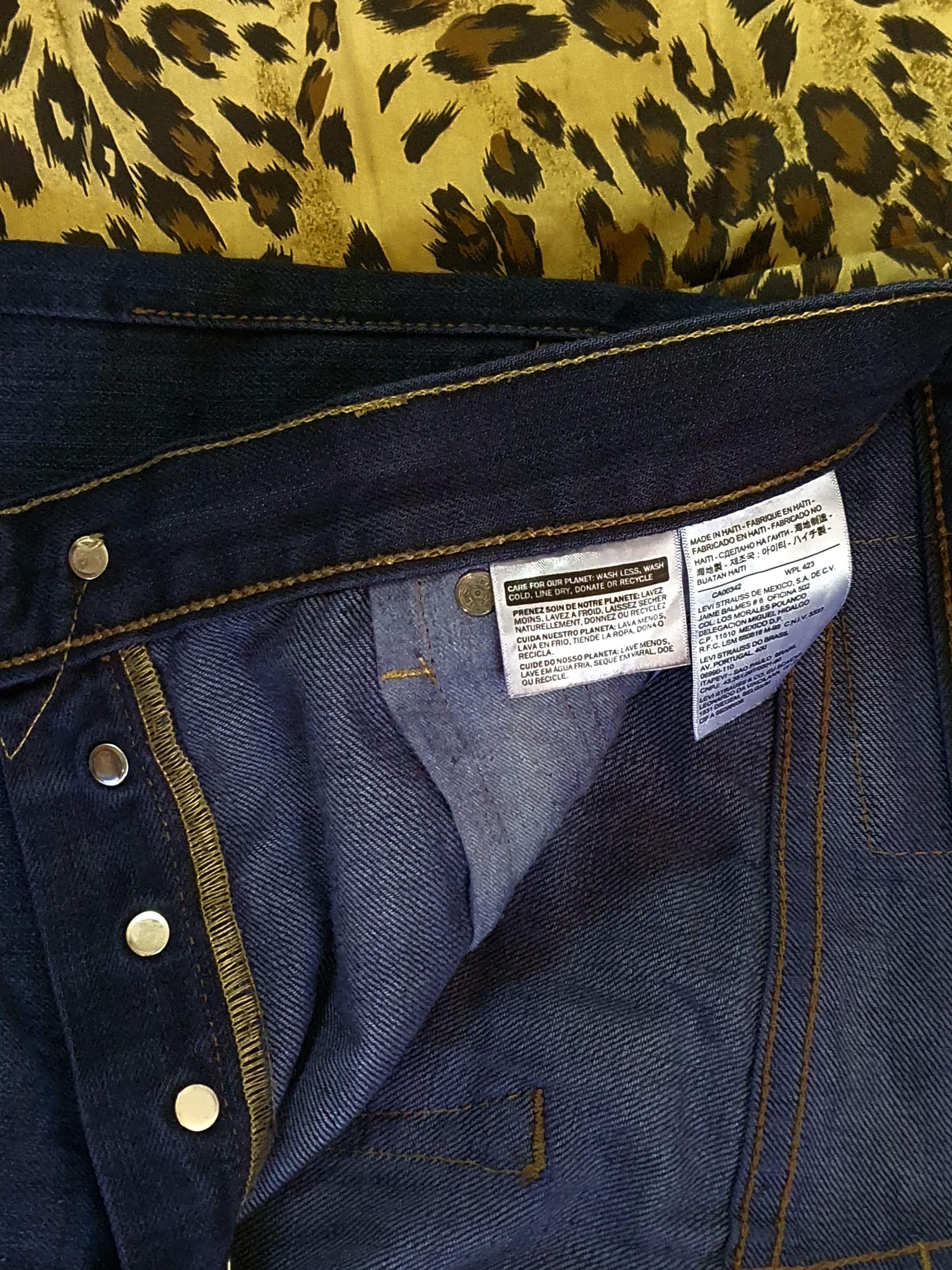 Levi's Levi Strauss & Co. 501 Straight Cut Denim Size US 32 / EU 48 - 4 Thumbnail