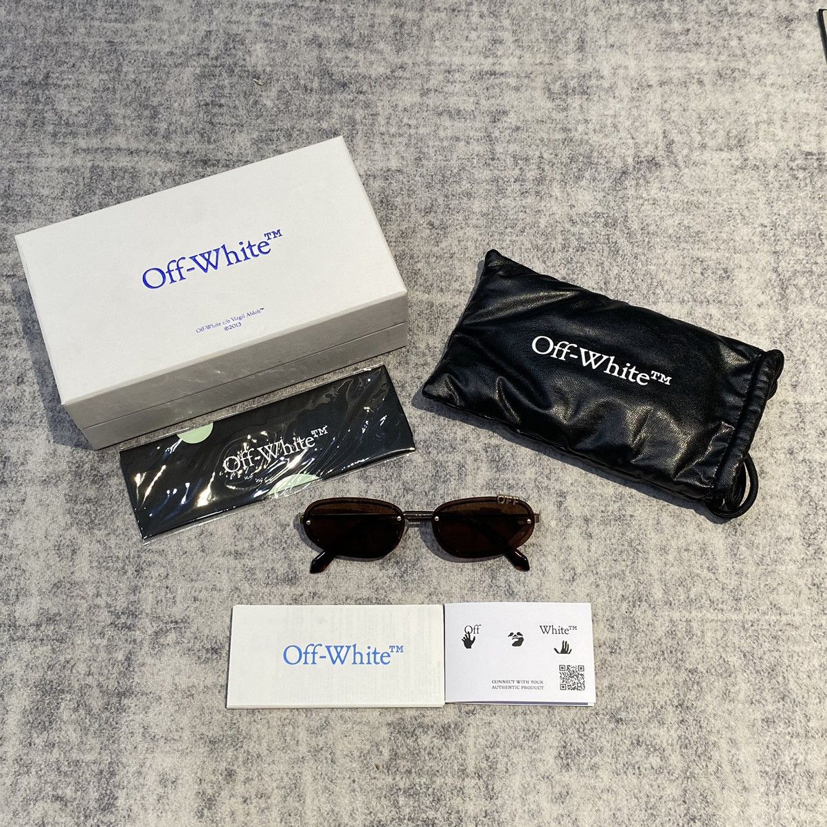 Off-White OFF WHITE MIAMI OERI13MF24MET0017664 GOLD BROWN Size ONE SIZE - 9 Thumbnail