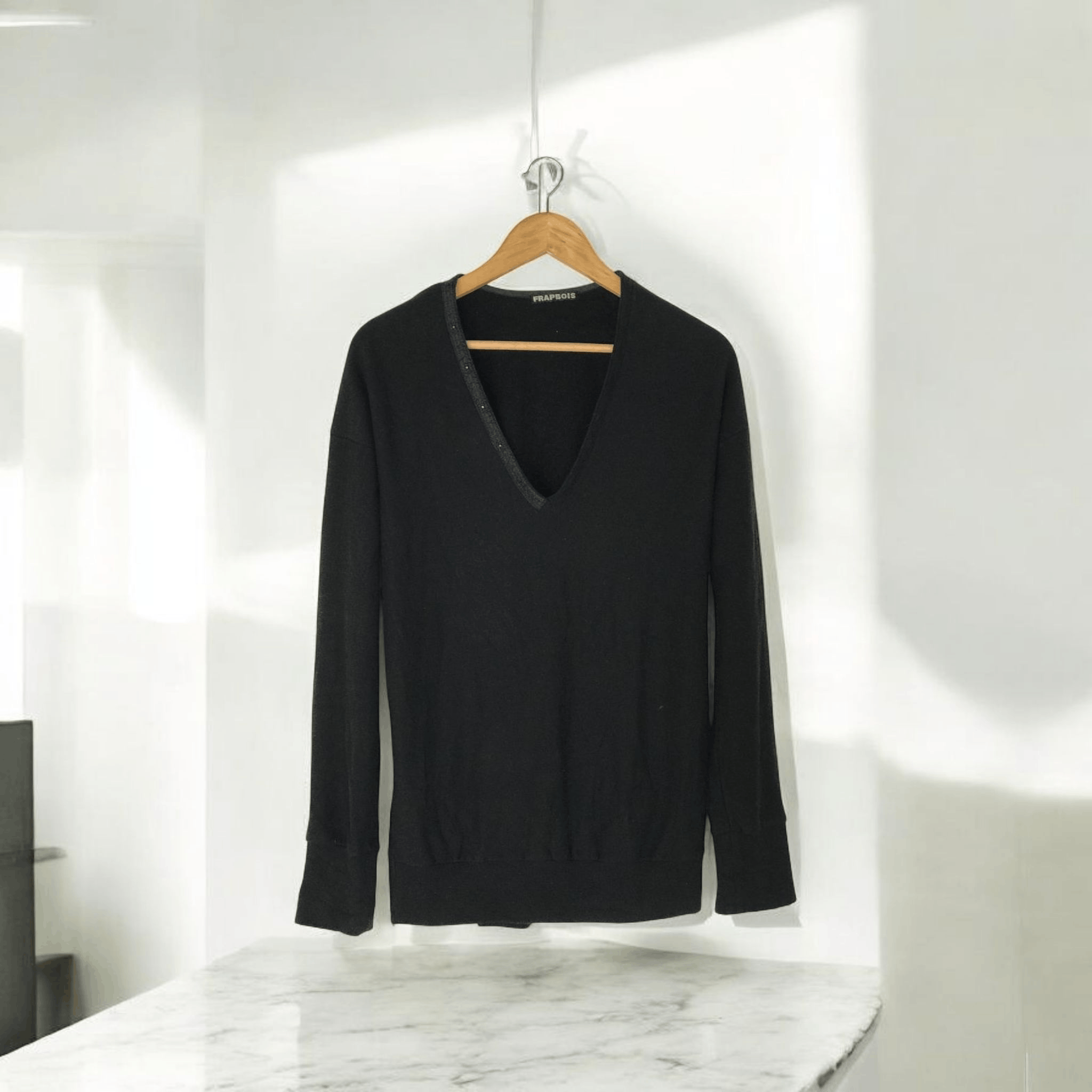Frapbois × Issey Miyake Frapbois V Neck Sweatshirt Size US M / EU 48-50 / 2 - 2 Thumbnail