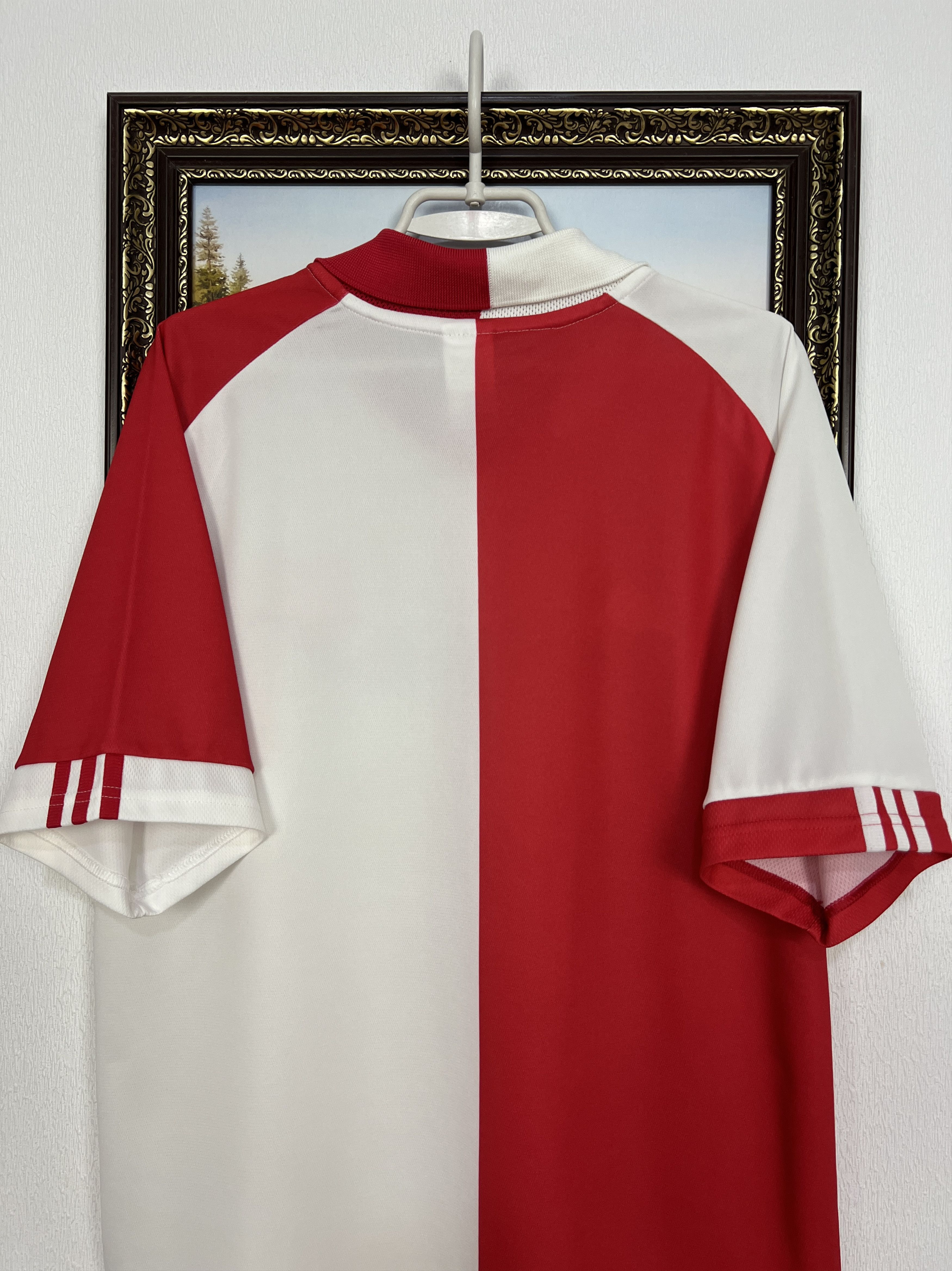 Adidas Slavia Praha Home football shirt 2001 Soccer Jersey Trikot Size US L / EU 52-54 / 3 - 9 Thumbnail