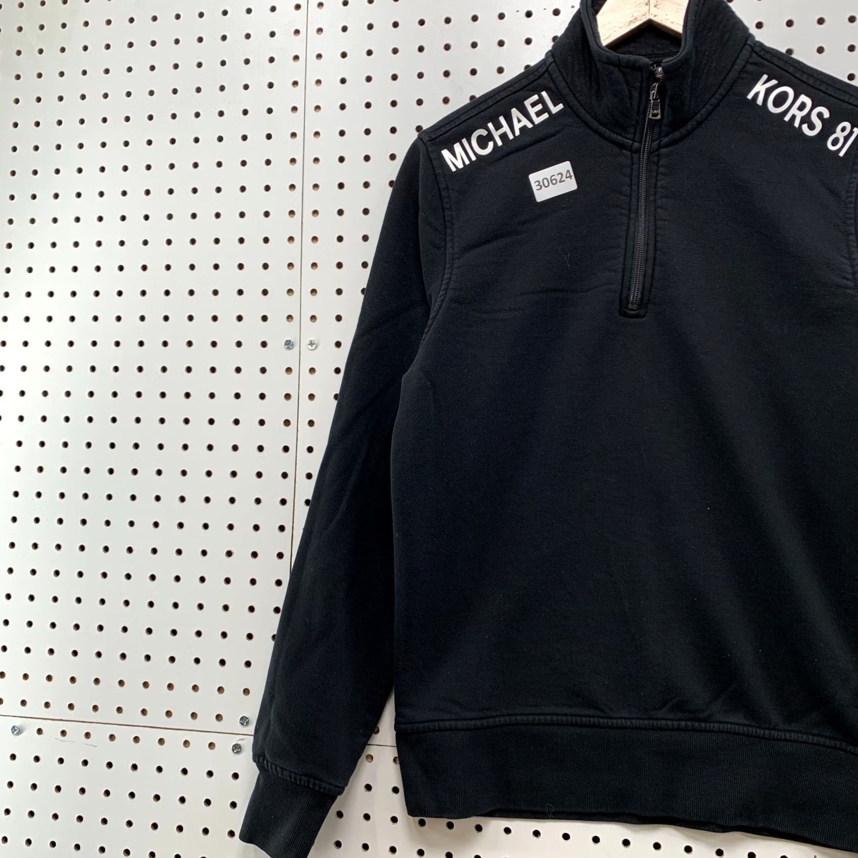 Michael Kors Michael Kors 1/4 Zip Sweater Black Mens Small Pullover Knit Mock Neck 1/4 Zip Adult Mens Size US S / EU 44-46 / 1 - 3 Thumbnail