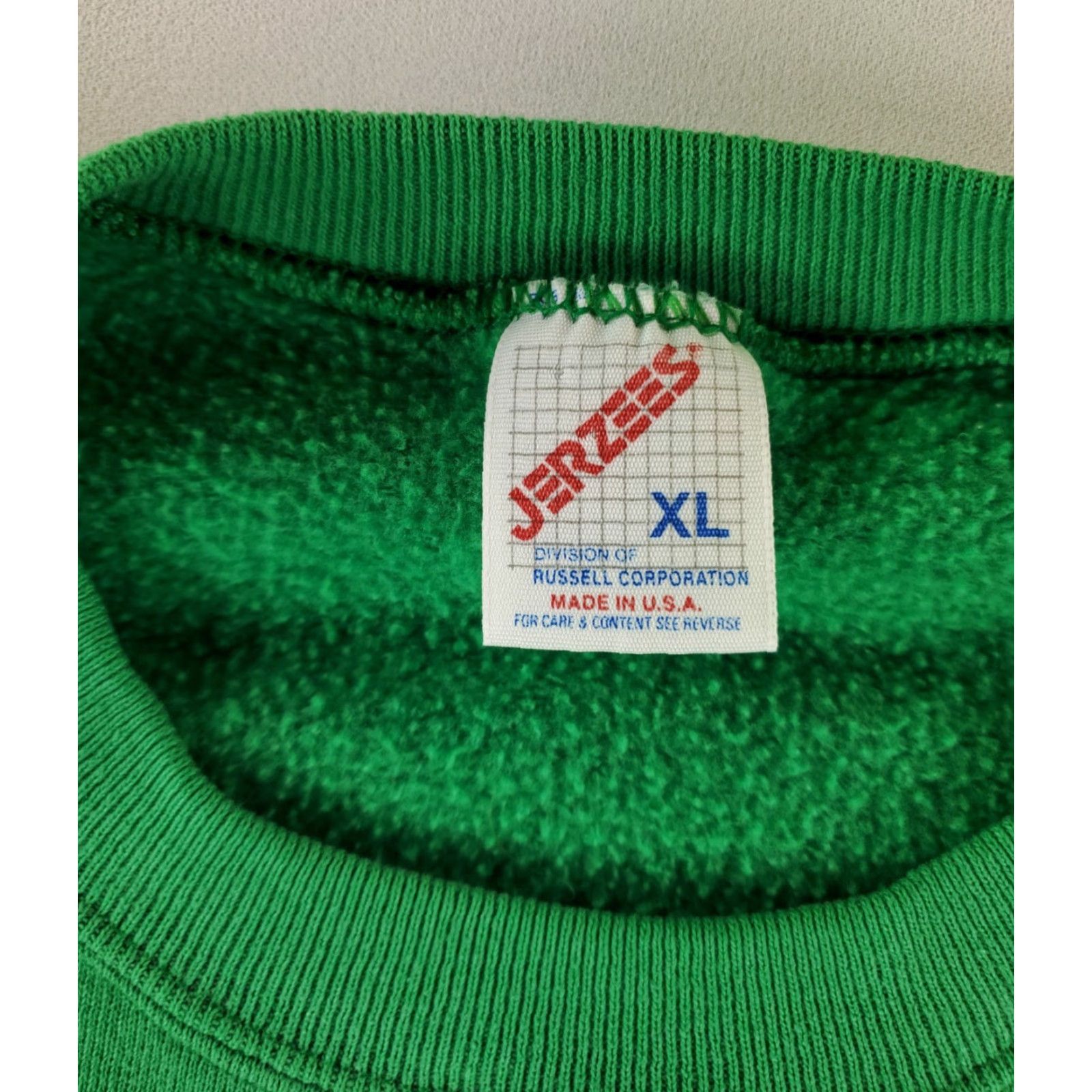 Jerzees VINTAGE Imo's Pizza VTG 90s Jerzees Sweatshirt Green Long Sleeve Mens XL Size US XL / EU 56 / 4 - 6 Thumbnail