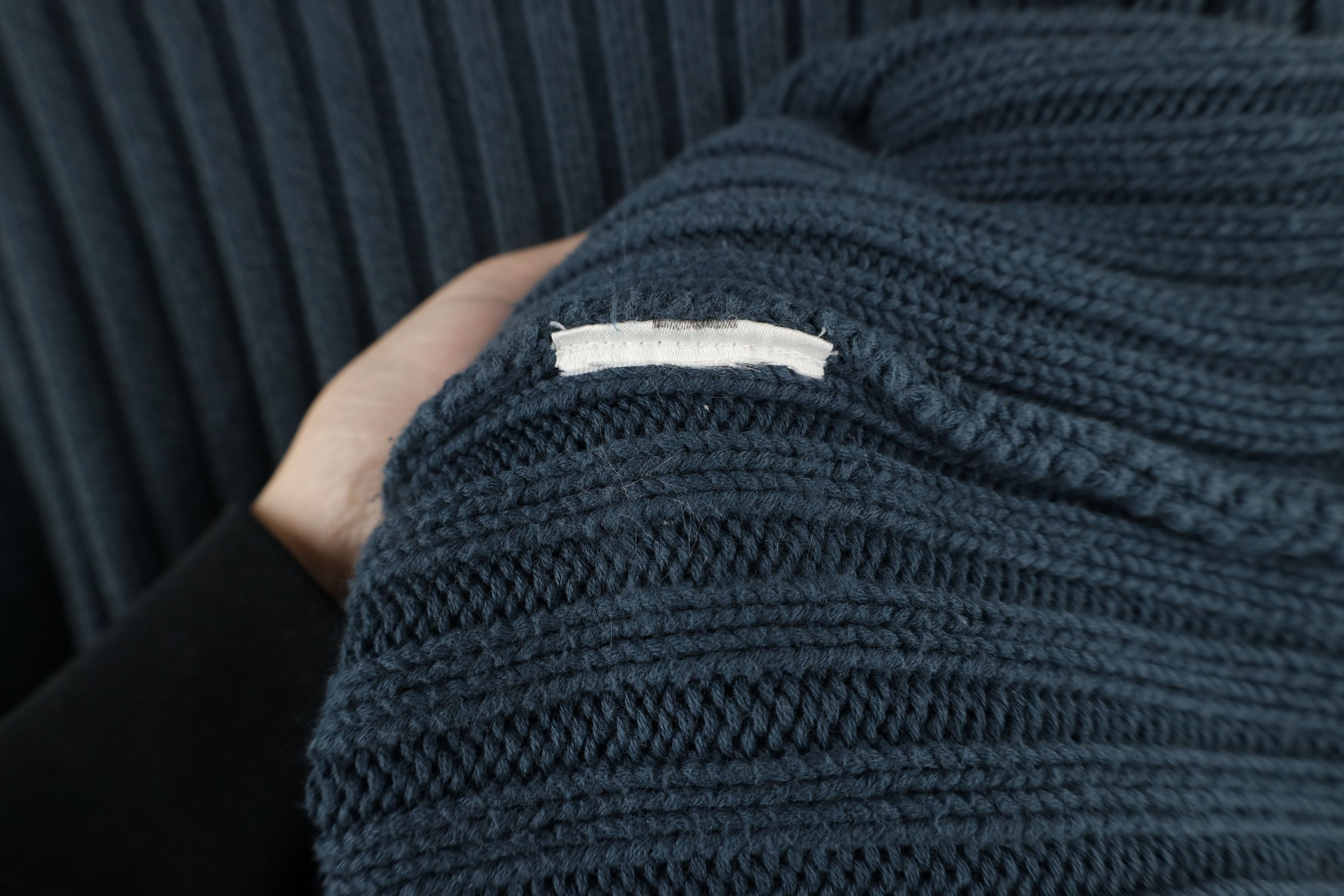 Eddie Bauer Vintage 90s Eddie Bauer Chunky Ribbed Knit Sweater Blue Size US M / EU 48-50 / 2 - 5 Thumbnail