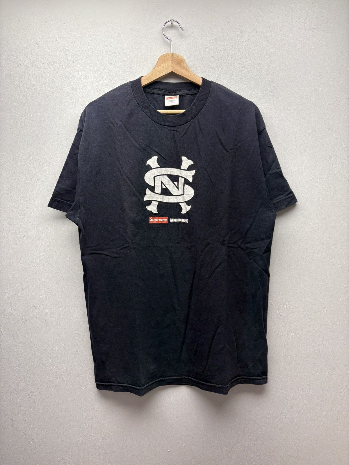 Supreme x NEIGHBORHOOD 15周年記念 TEE Neighborhood X Supreme 15th Anniversary box logo tee Size S
