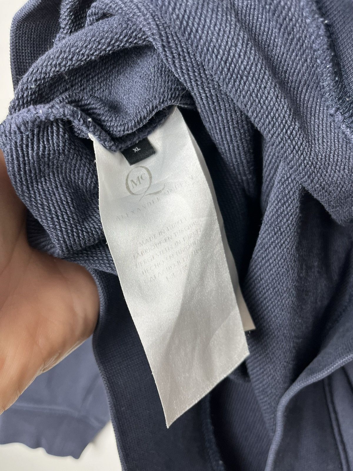 Alexander McQueen Alexander McQueen MCQ Dark Blue Crewneck Logo Sweatshirt Size US XL / EU 56 / 4 - 9 Thumbnail