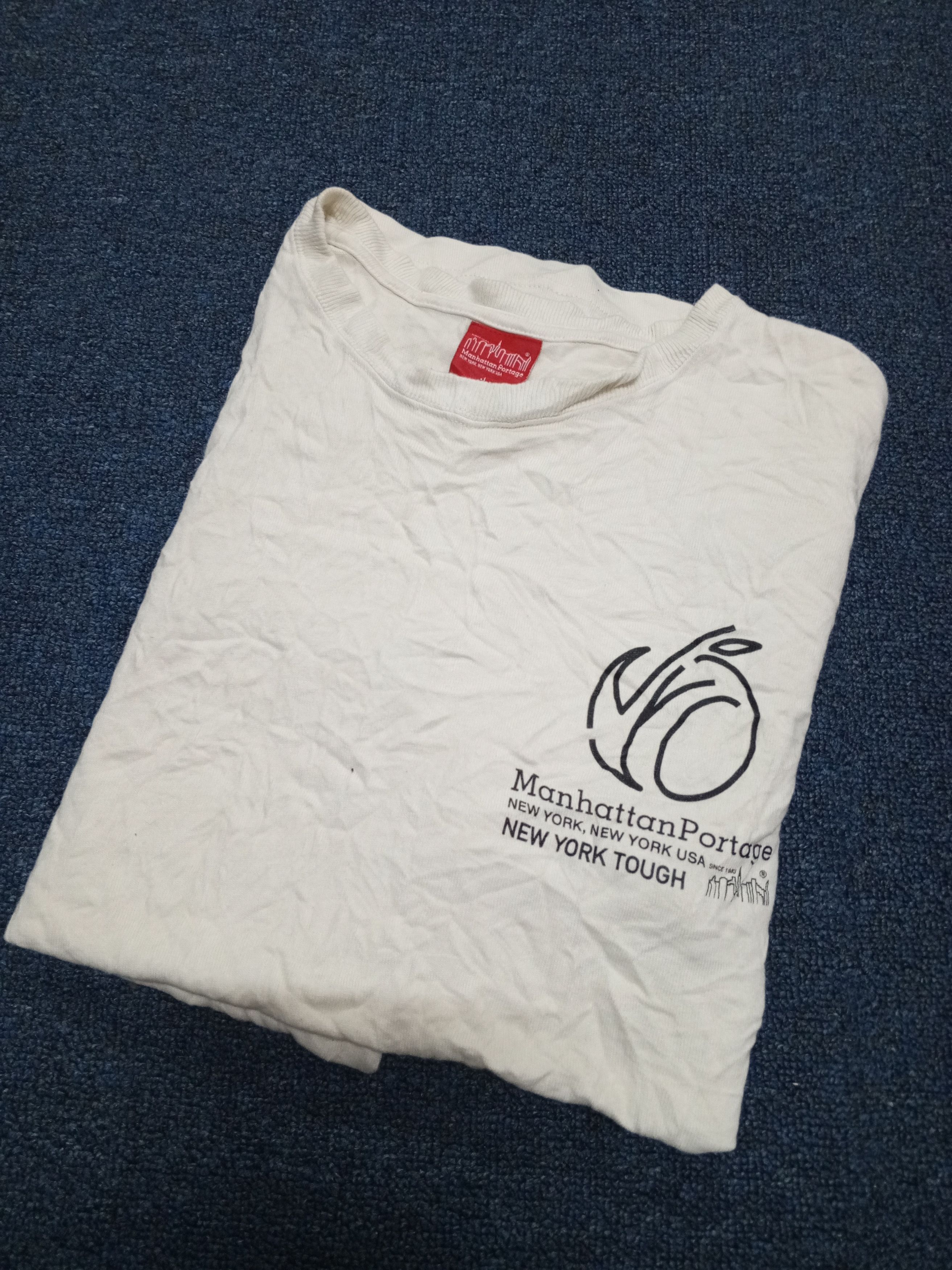 Manhattan Portage Manhattan portage white tee rare Size US L / EU 52-54 / 3 - 2 Thumbnail