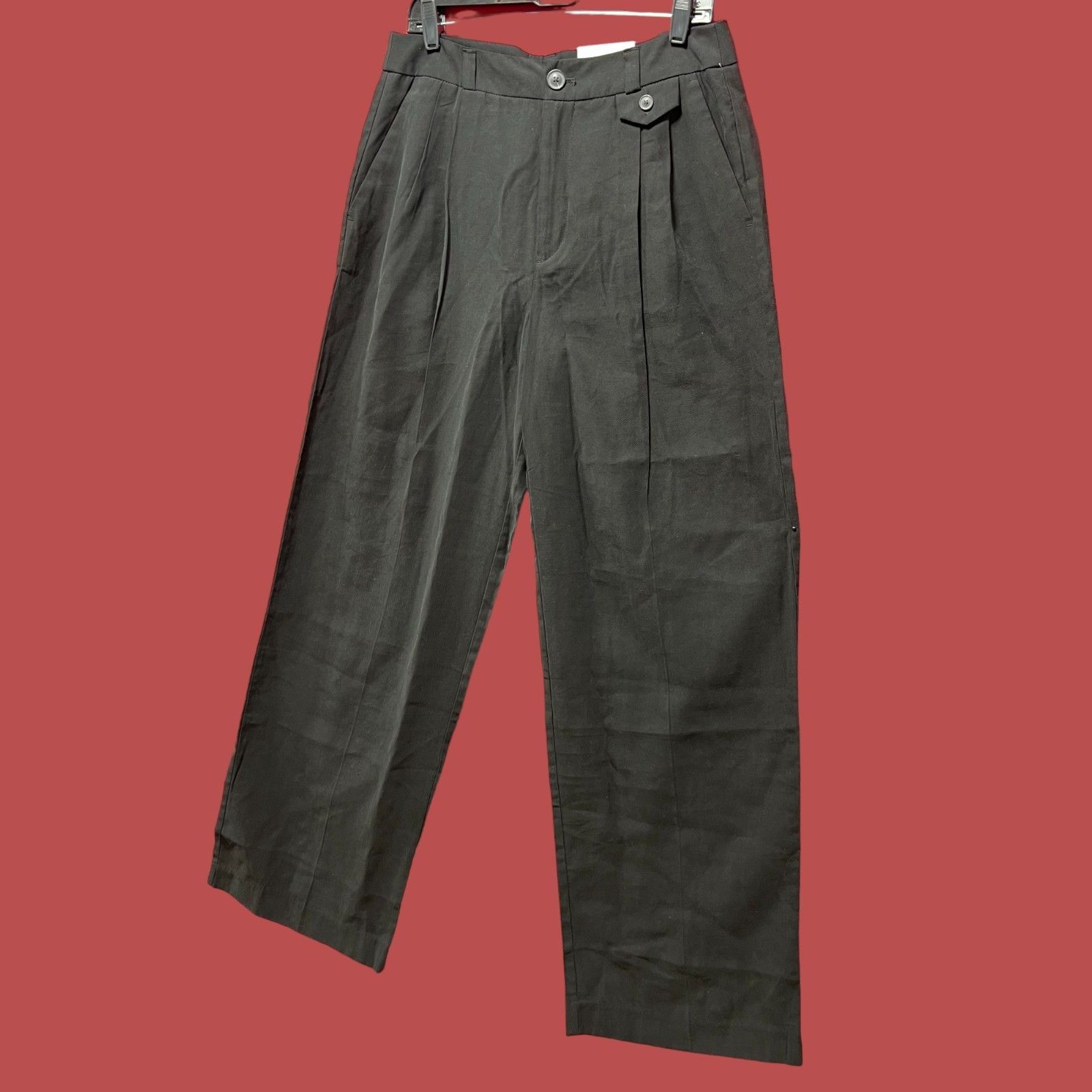 Other A New Day - Women's High Rise Pants Relaxed Hip & Thing - Bl Size 32" / US 10 / IT 46 - 18 Thumbnail