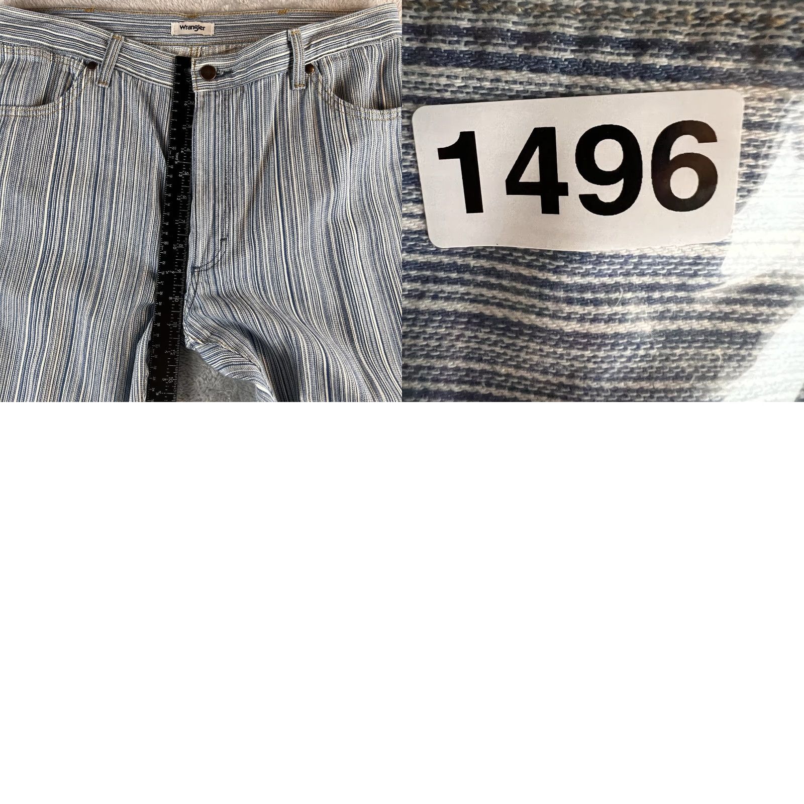 Wrangler Wrangler Jeans Womens 32 Straight Denim 5-Pocket 100% Cotton Blue Boho Beach Vintage No Size 24" / US 00 / IT 34 - 8 Thumbnail