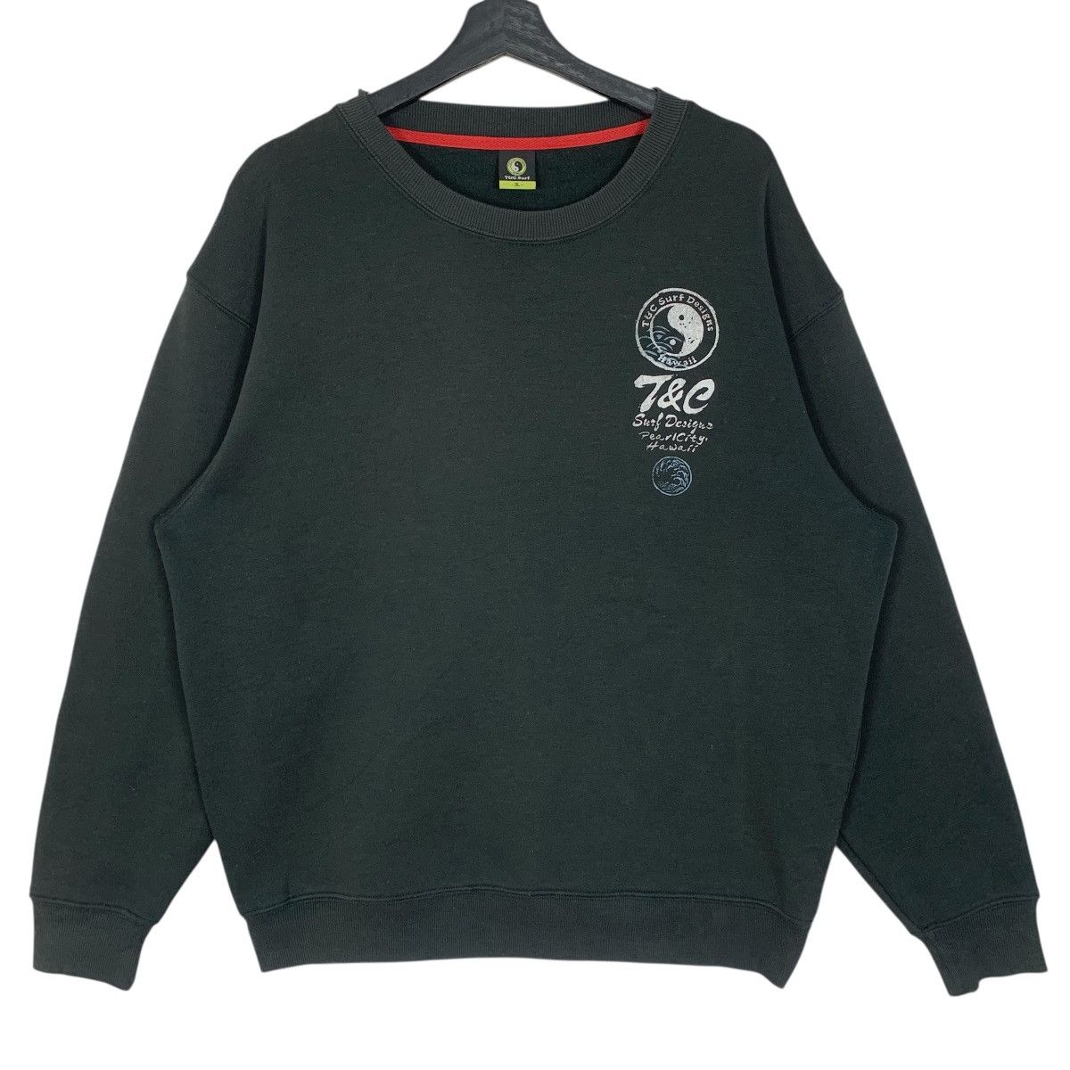 Japanese Brand T&Surf Designs Hawaiian SurfStyle StreetWear Sweatshirt Size US L / EU 52-54 / 3 - 2 Thumbnail
