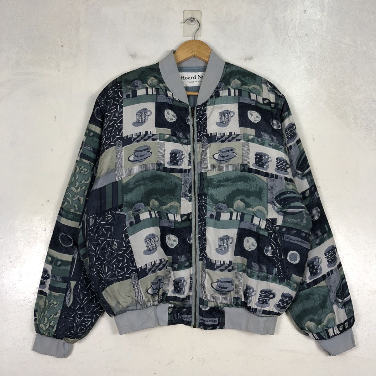 Hoard Nut Italian Design All Over Print Bombers