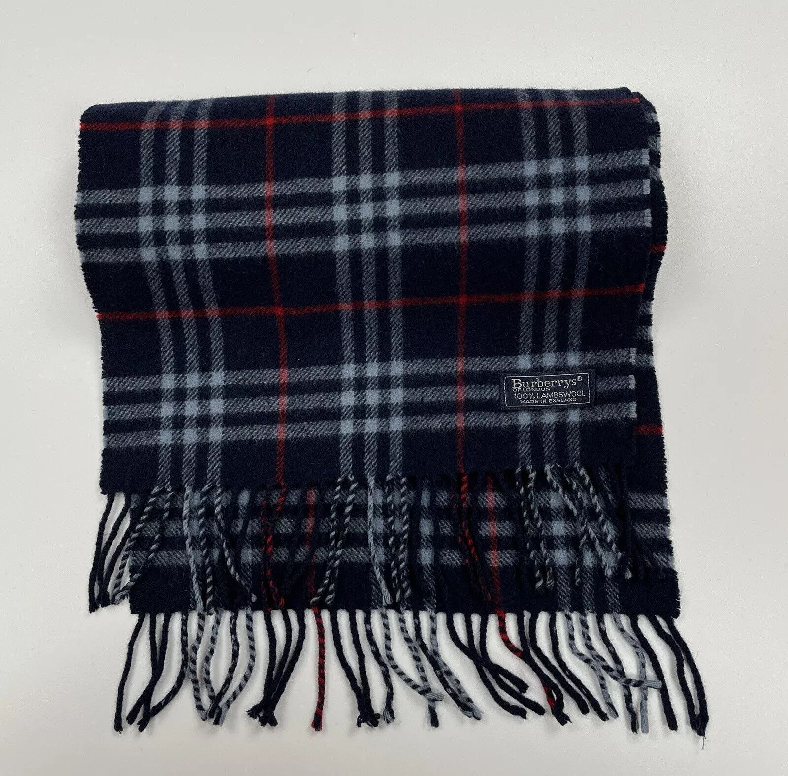 Burberry VINTAGE BURBERRYS BURBERRY WOOL LAMBSWOOL SCARF NOVA CHECK Size ONE SIZE - 1 Thumbnail